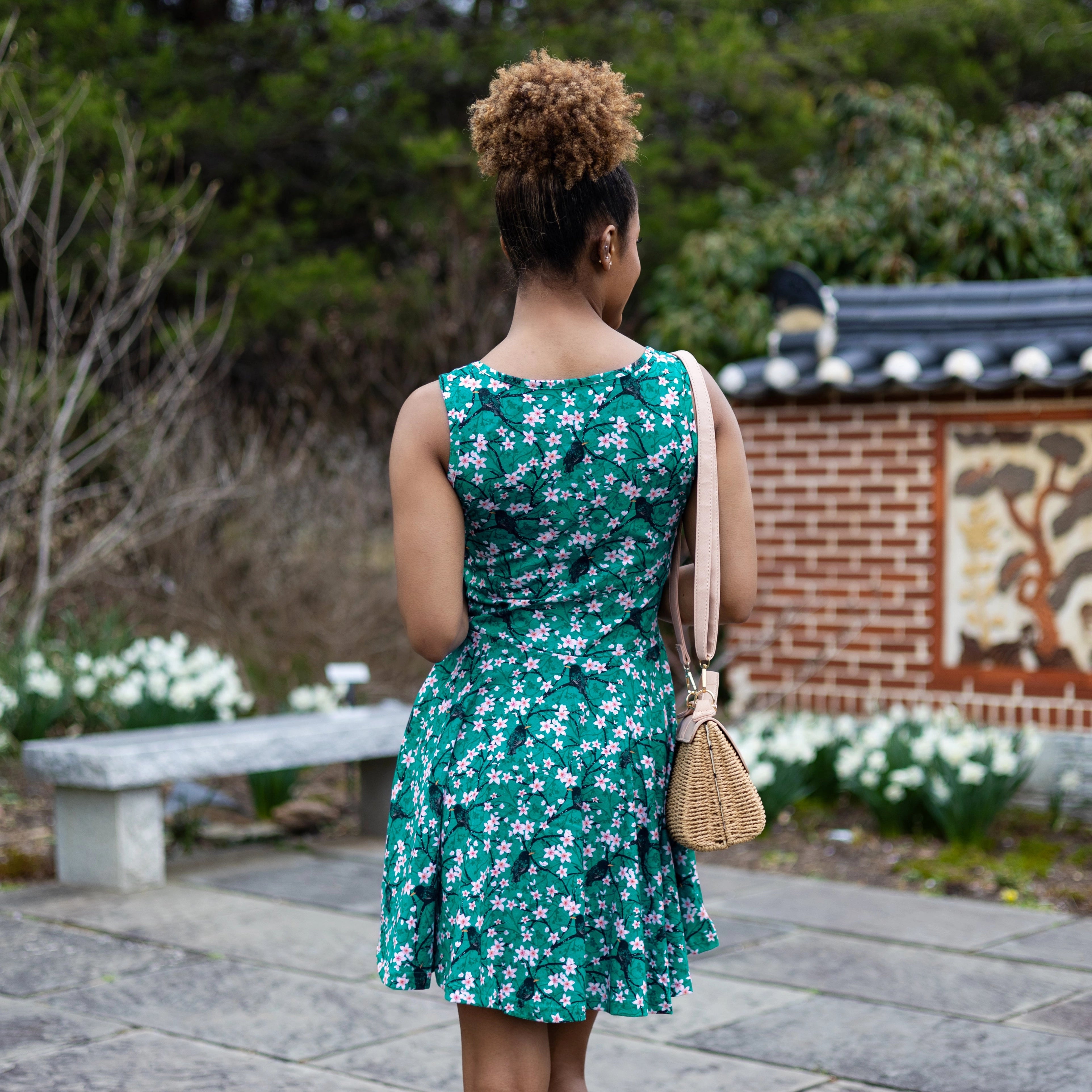 Sakura Starlings Skater Dress
