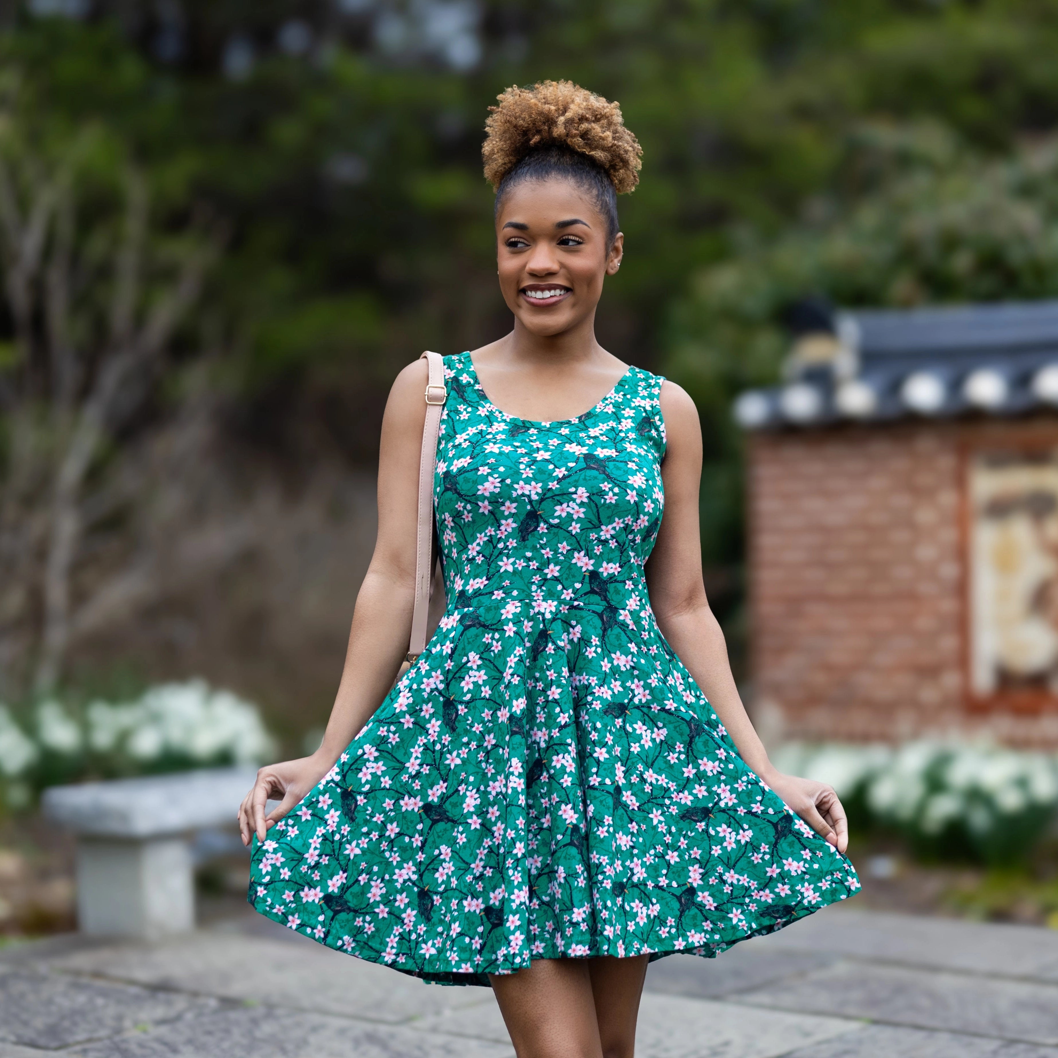 Sakura Starlings Skater Dress