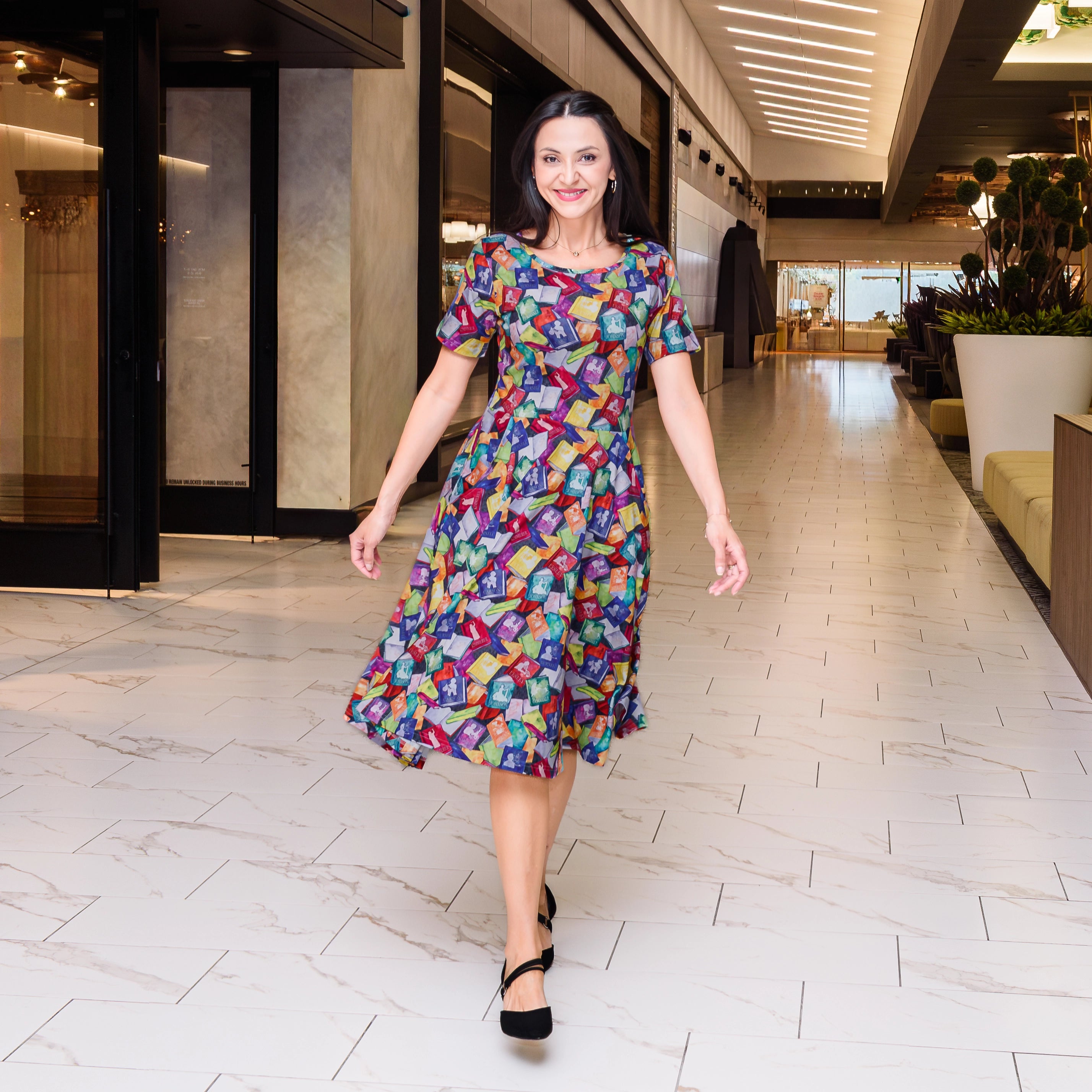 Science She Wrote Twirl Dress with Pockets