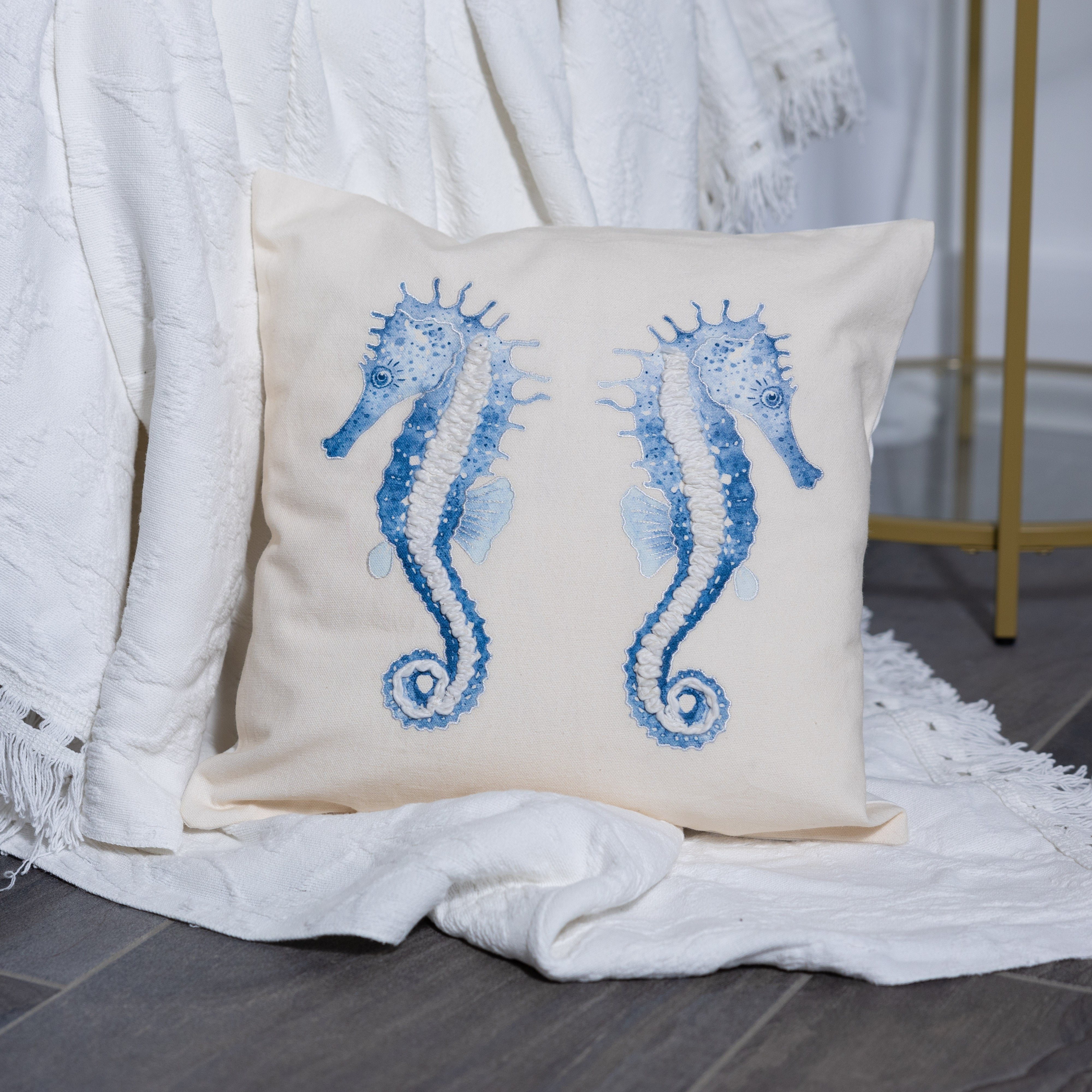Seahorses & Octopus Cushion Covers Set