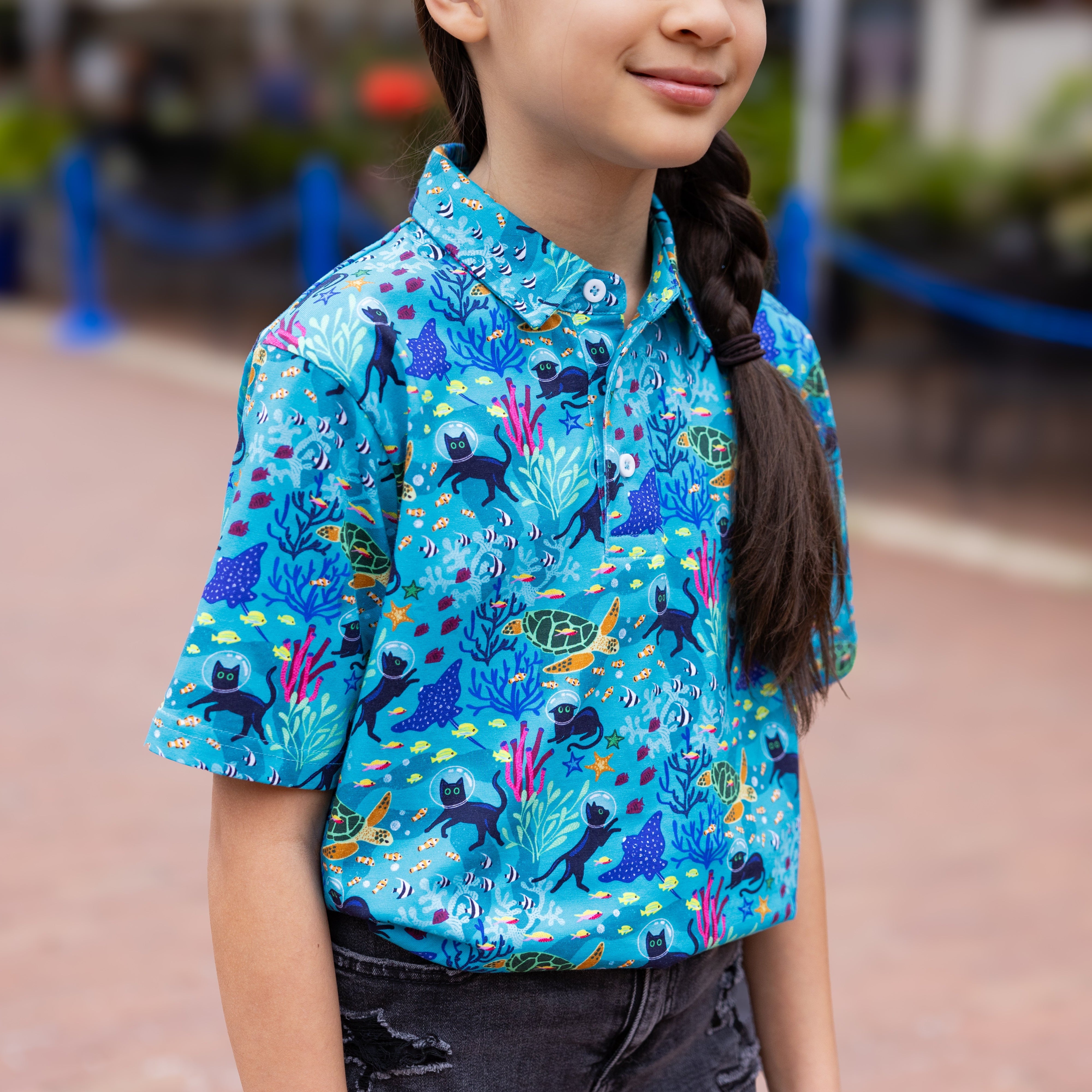 Seabed Exploration Kids Polo