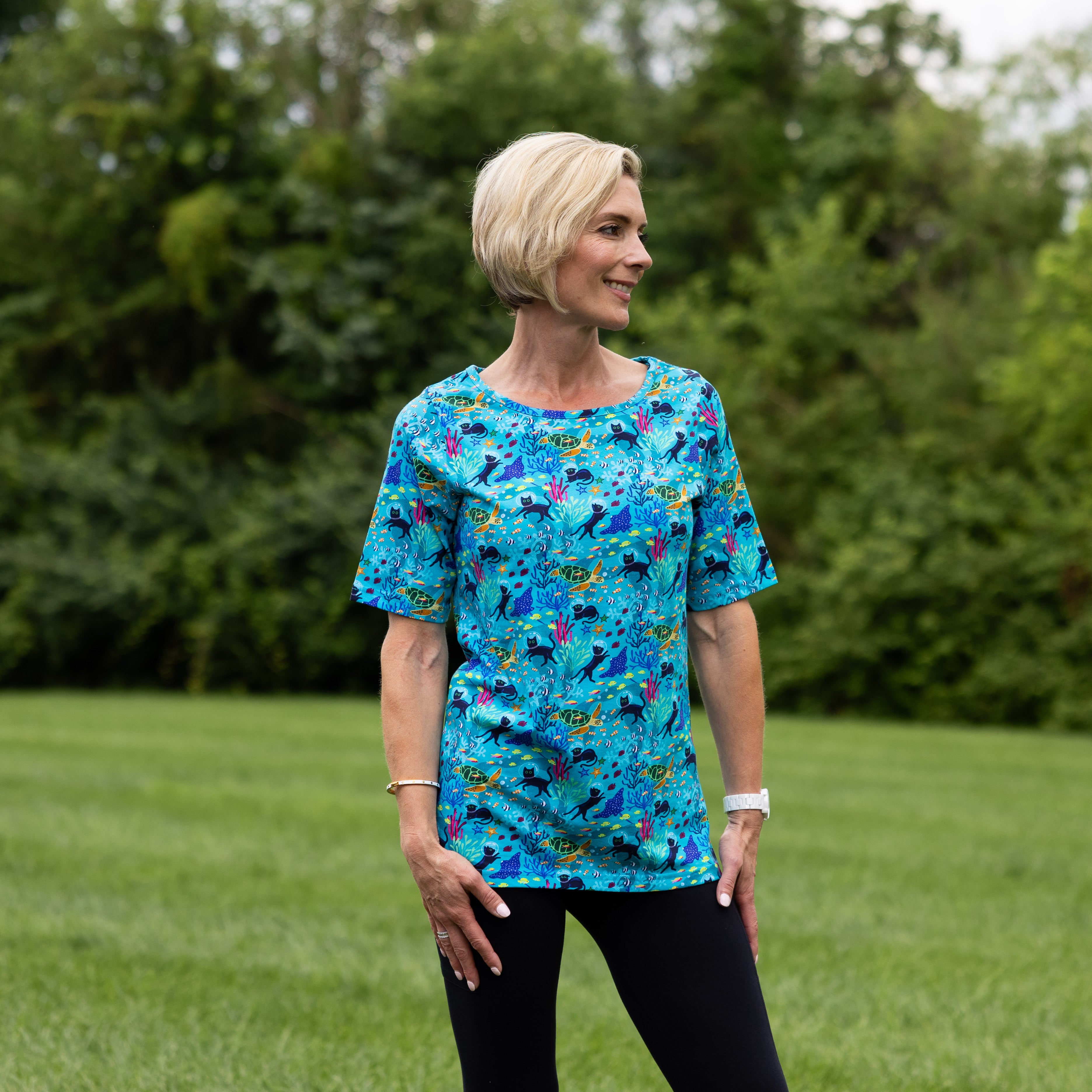 Seabed Exploration Tunic Top