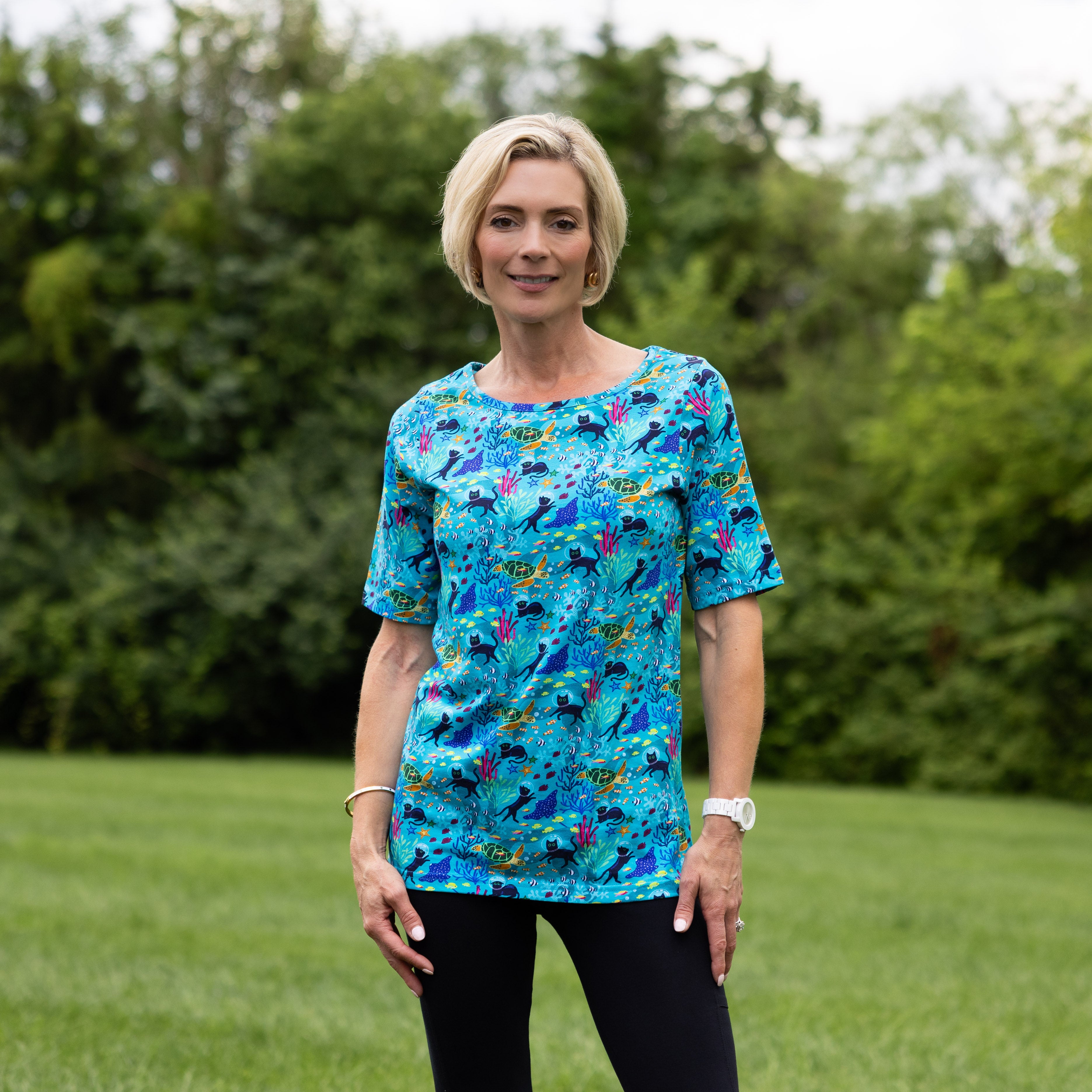 Seabed Exploration Tunic Top