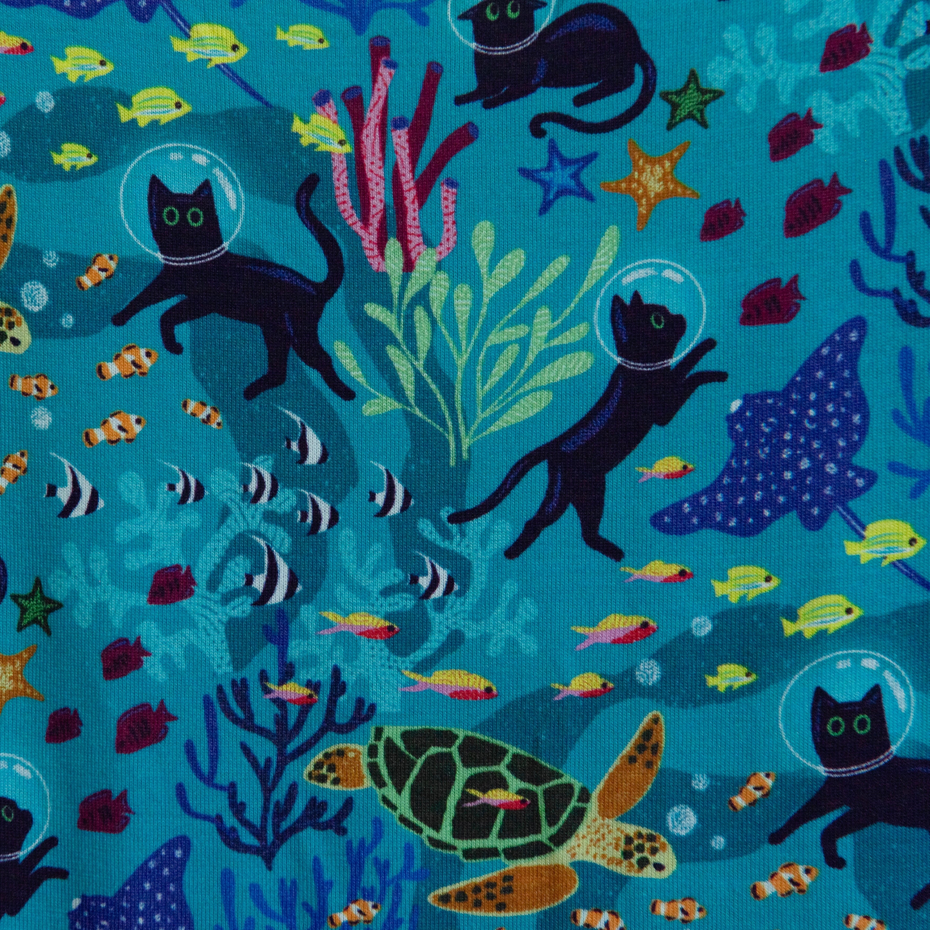 Seabed Exploration Petite Twirl Dress