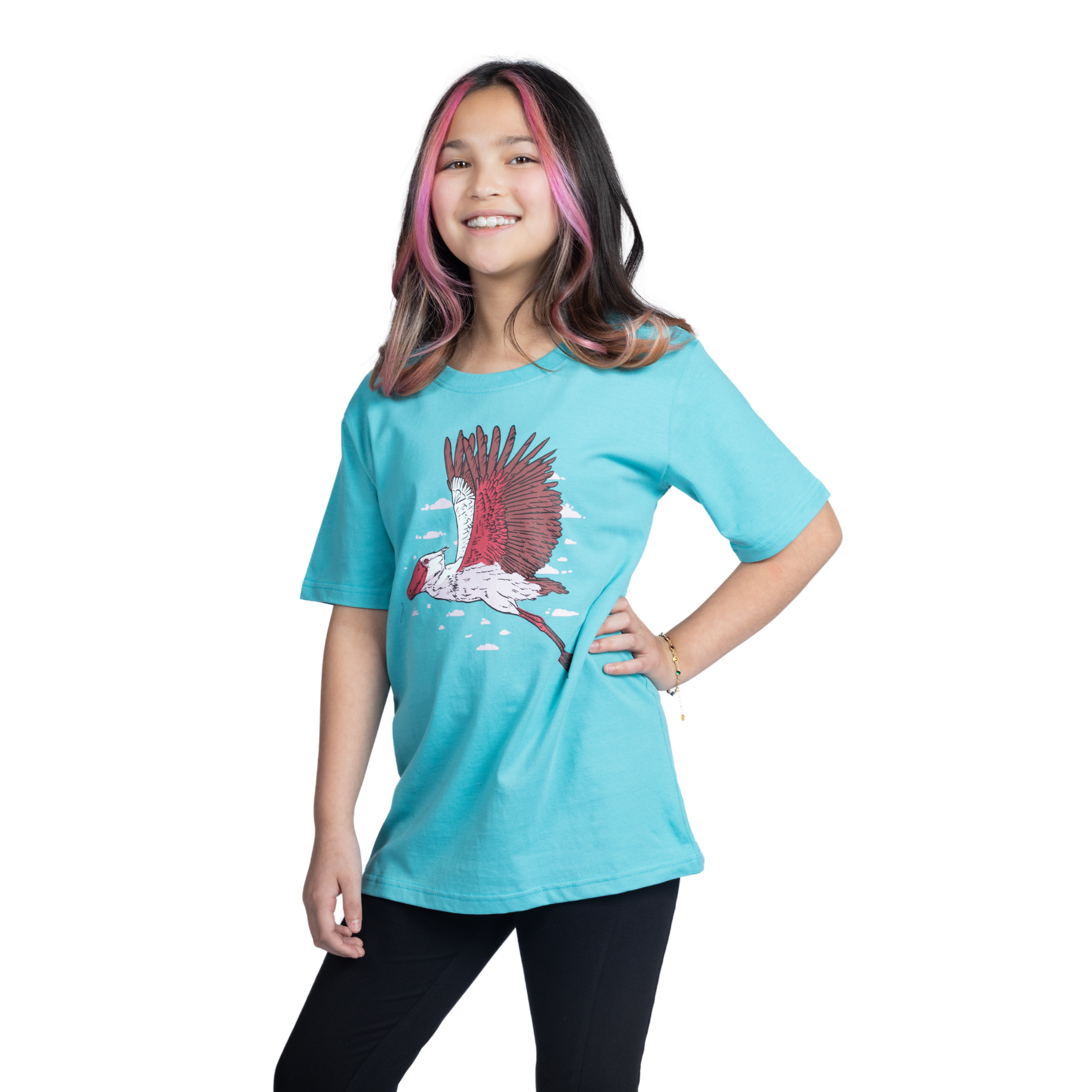 Shoebill Stork Kids T-Shirt