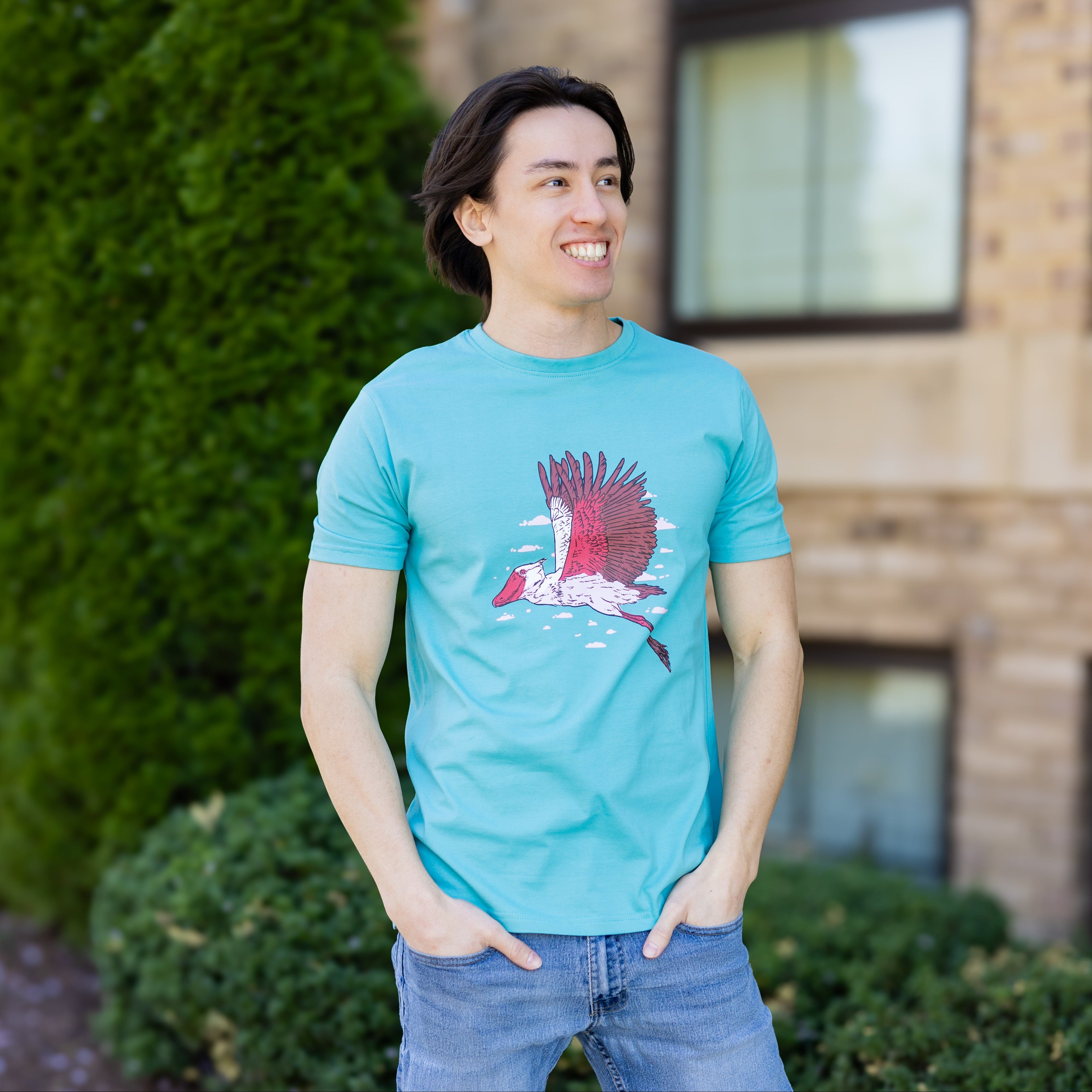 Shoebill Stork Unisex Adults T-Shirt