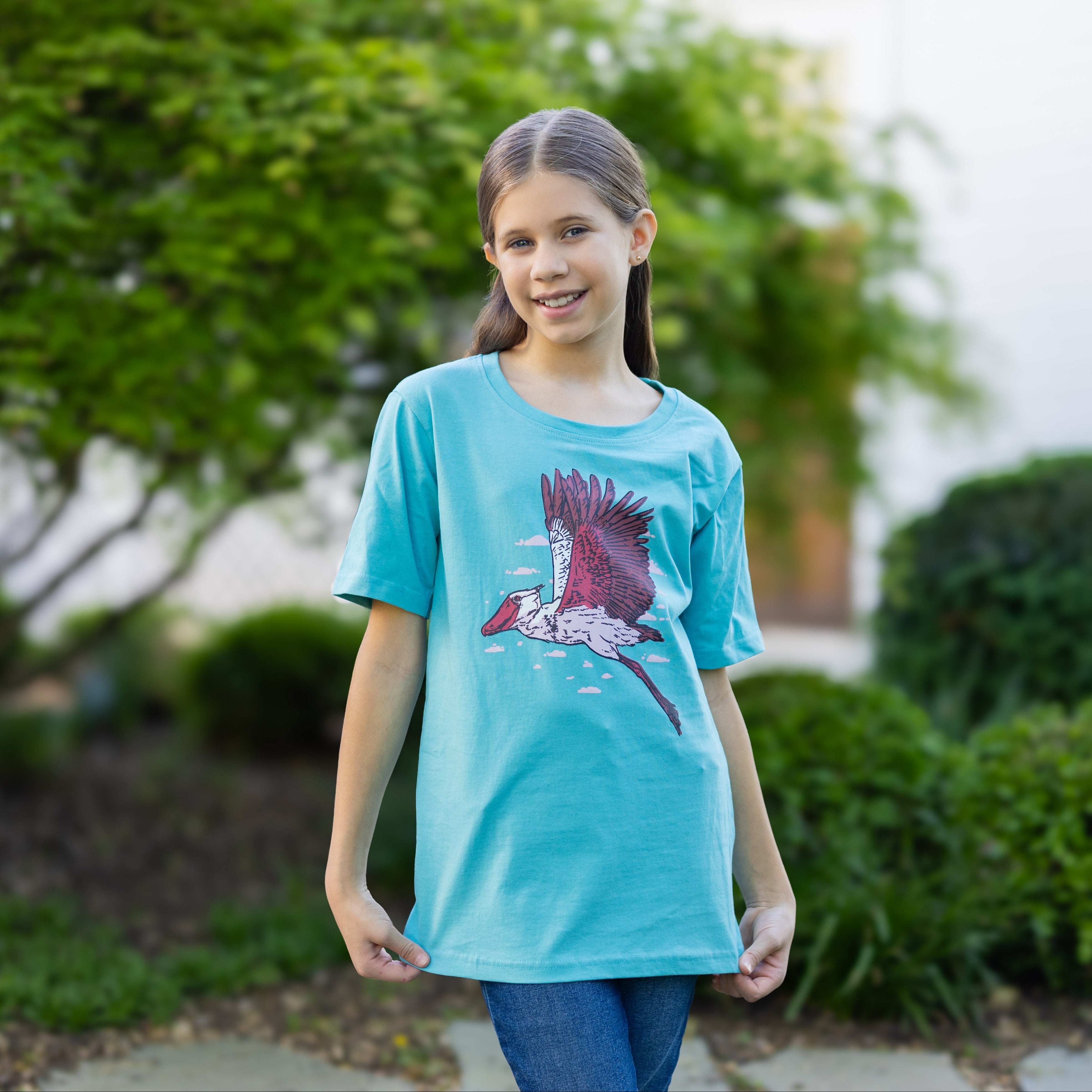 Shoebill Stork Kids T-Shirt