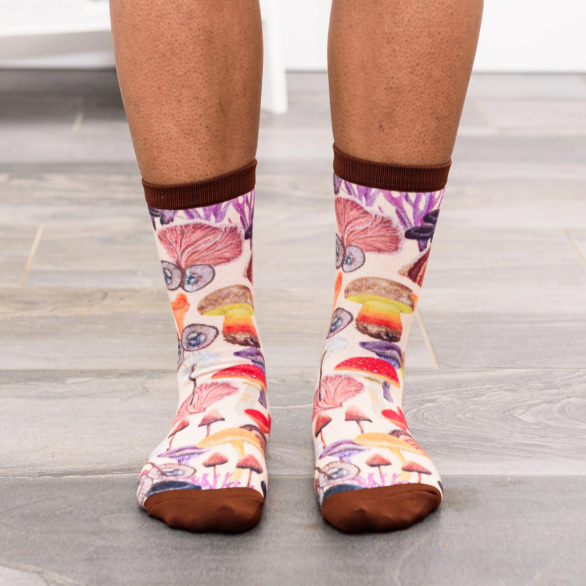 Shroom Bloom Crew Socks