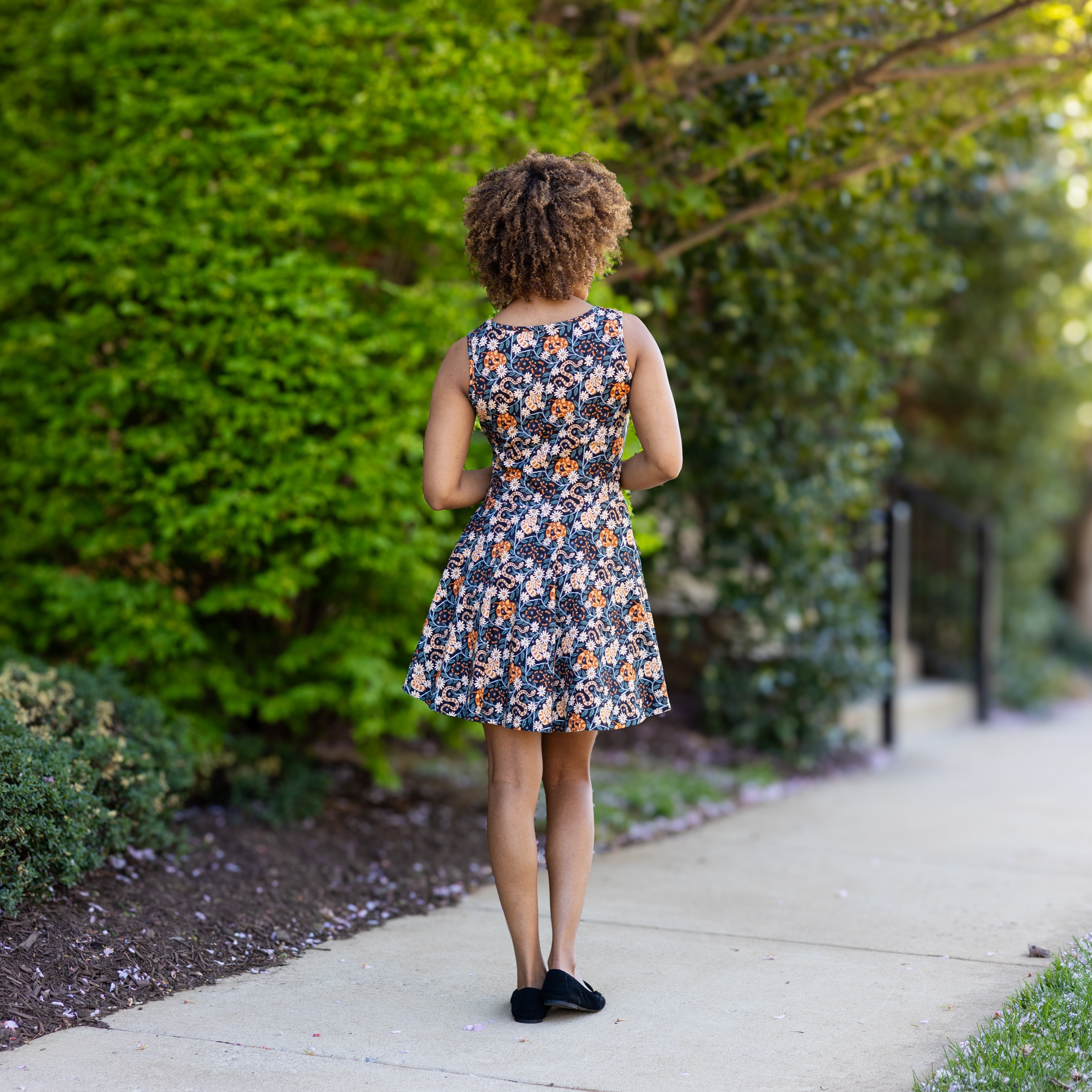 Slither & Bloom Skater Dress