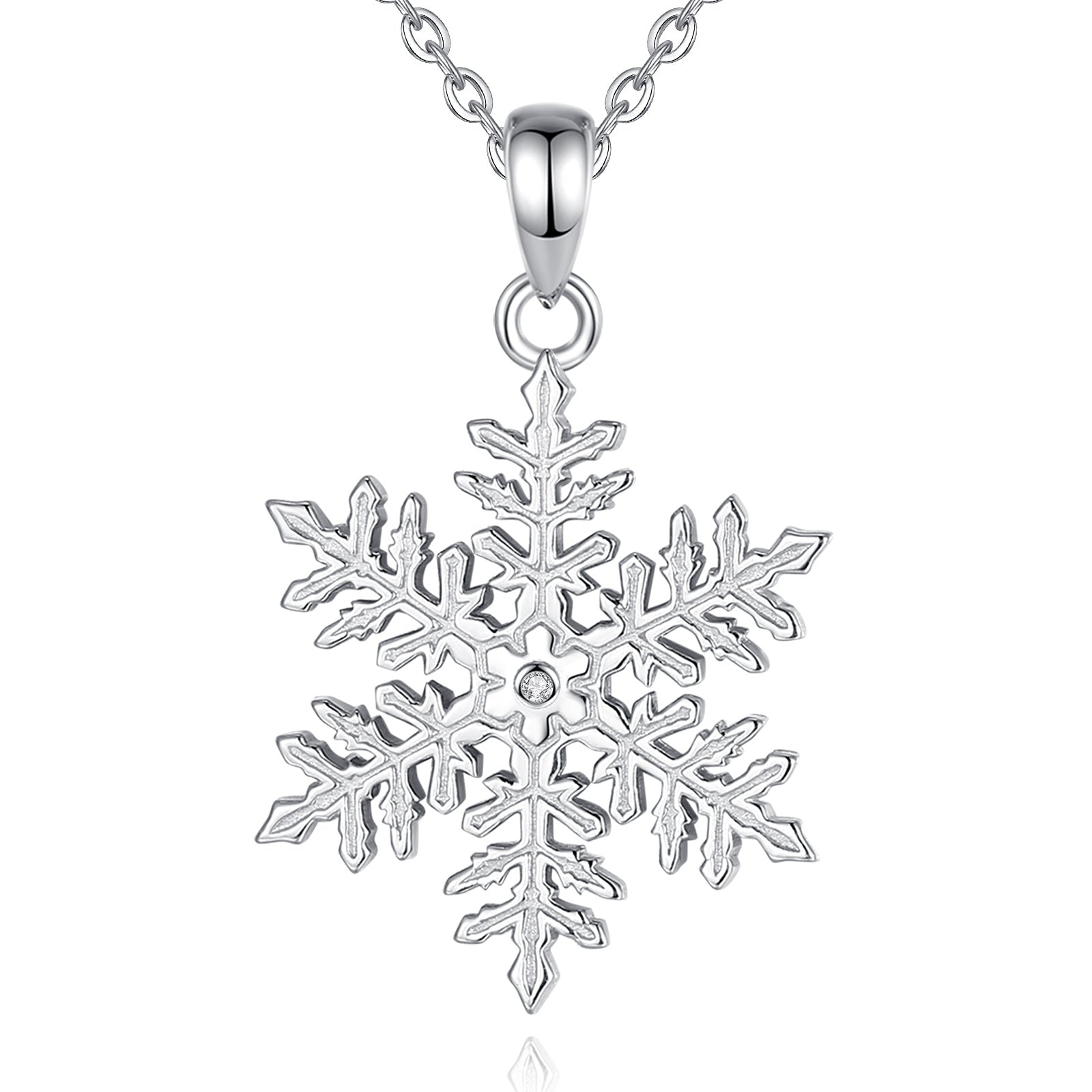 Snowflake Sterling Silver Necklace