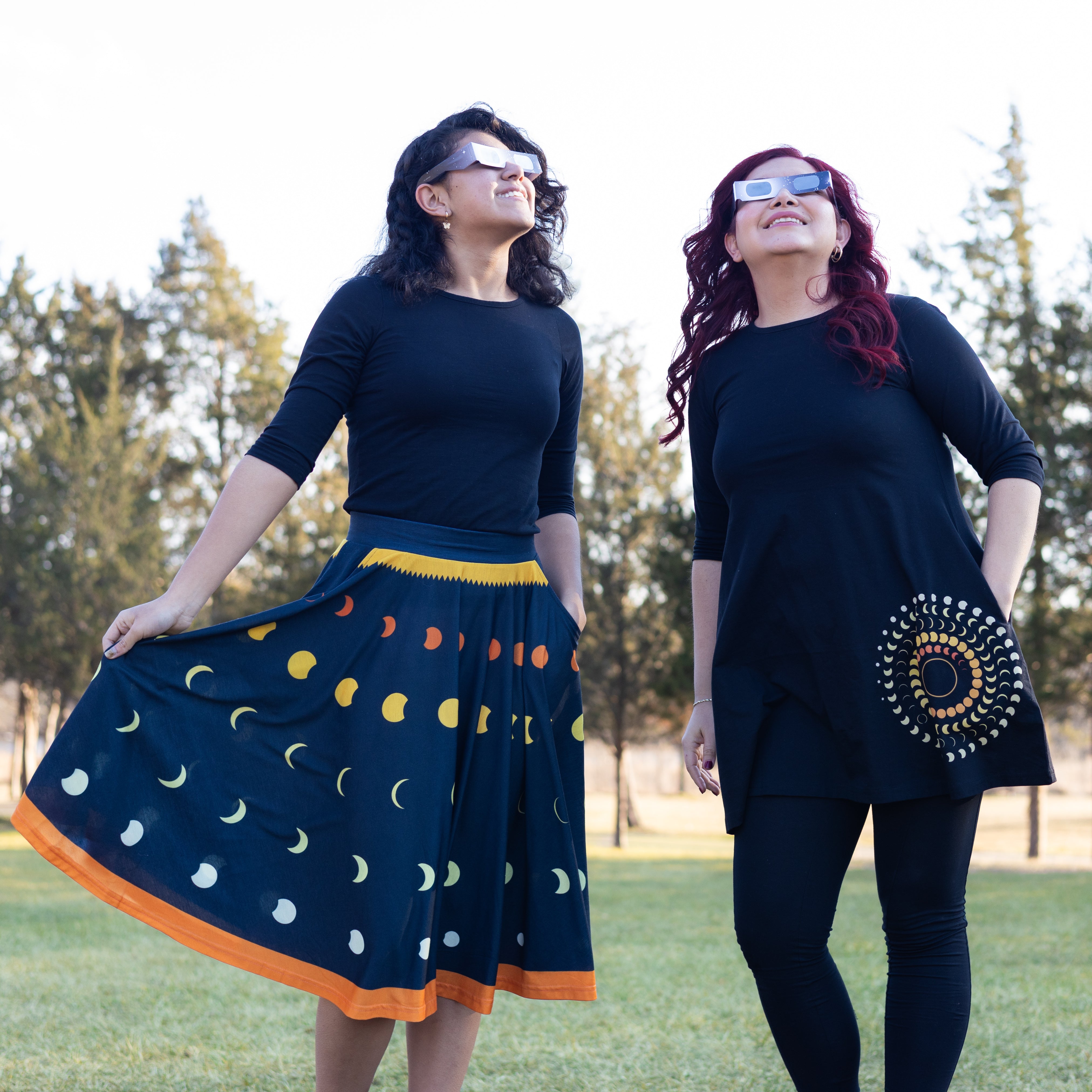 Solar Eclipse Twirl Skirt