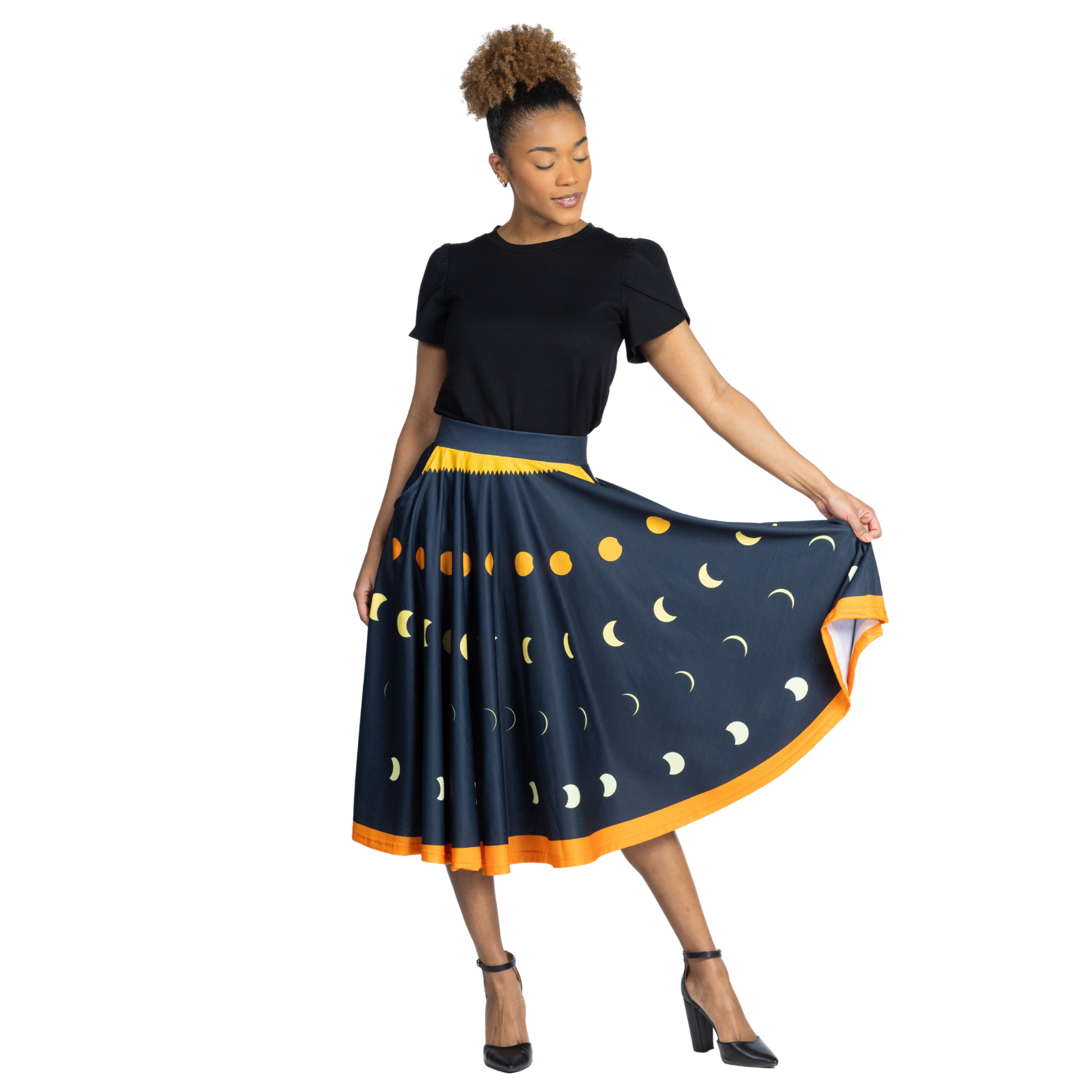 Solar Eclipse Twirl Skirt