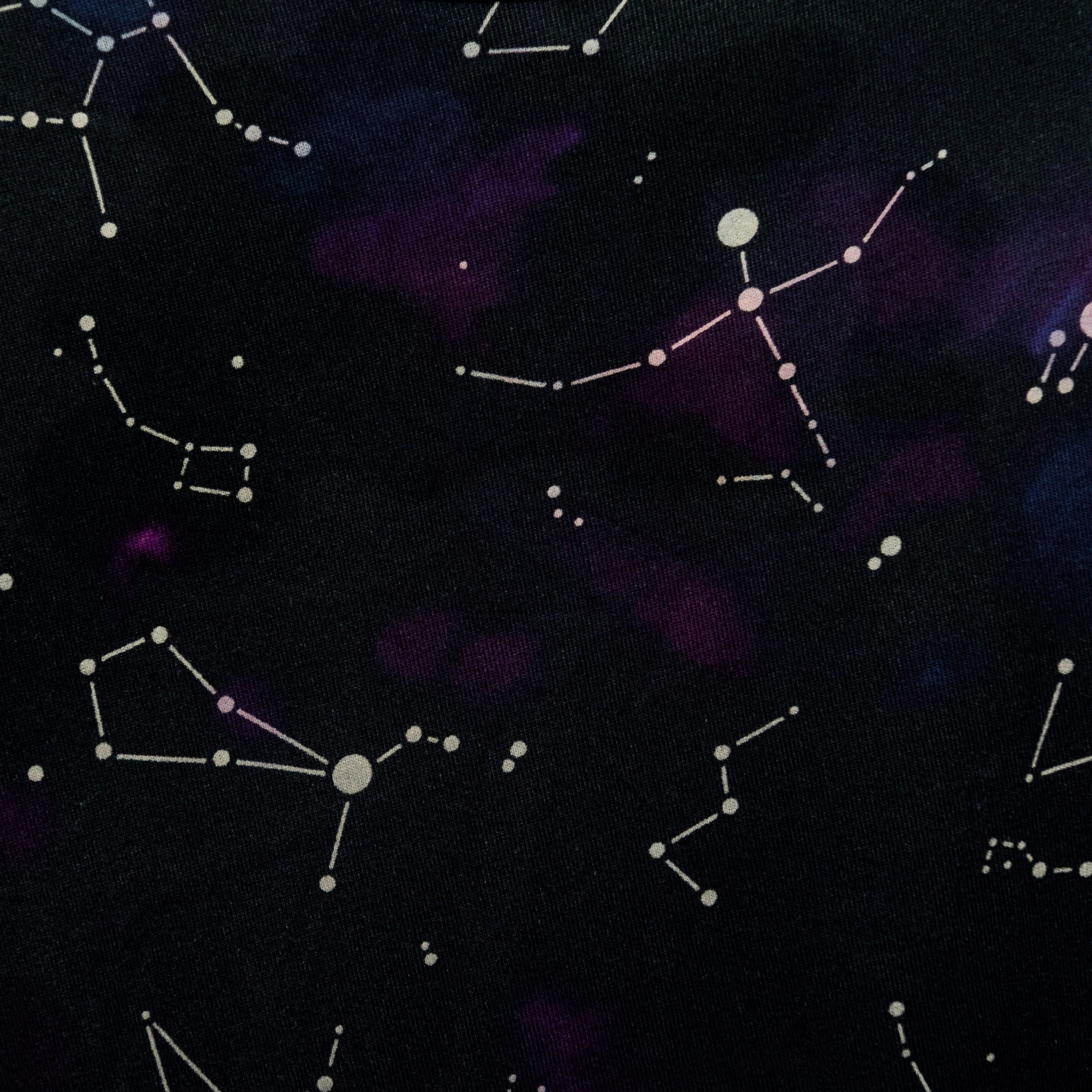 Stardust Symphony Glow-in-the-Dark Petite A-Line Dress (With Waist Seam)