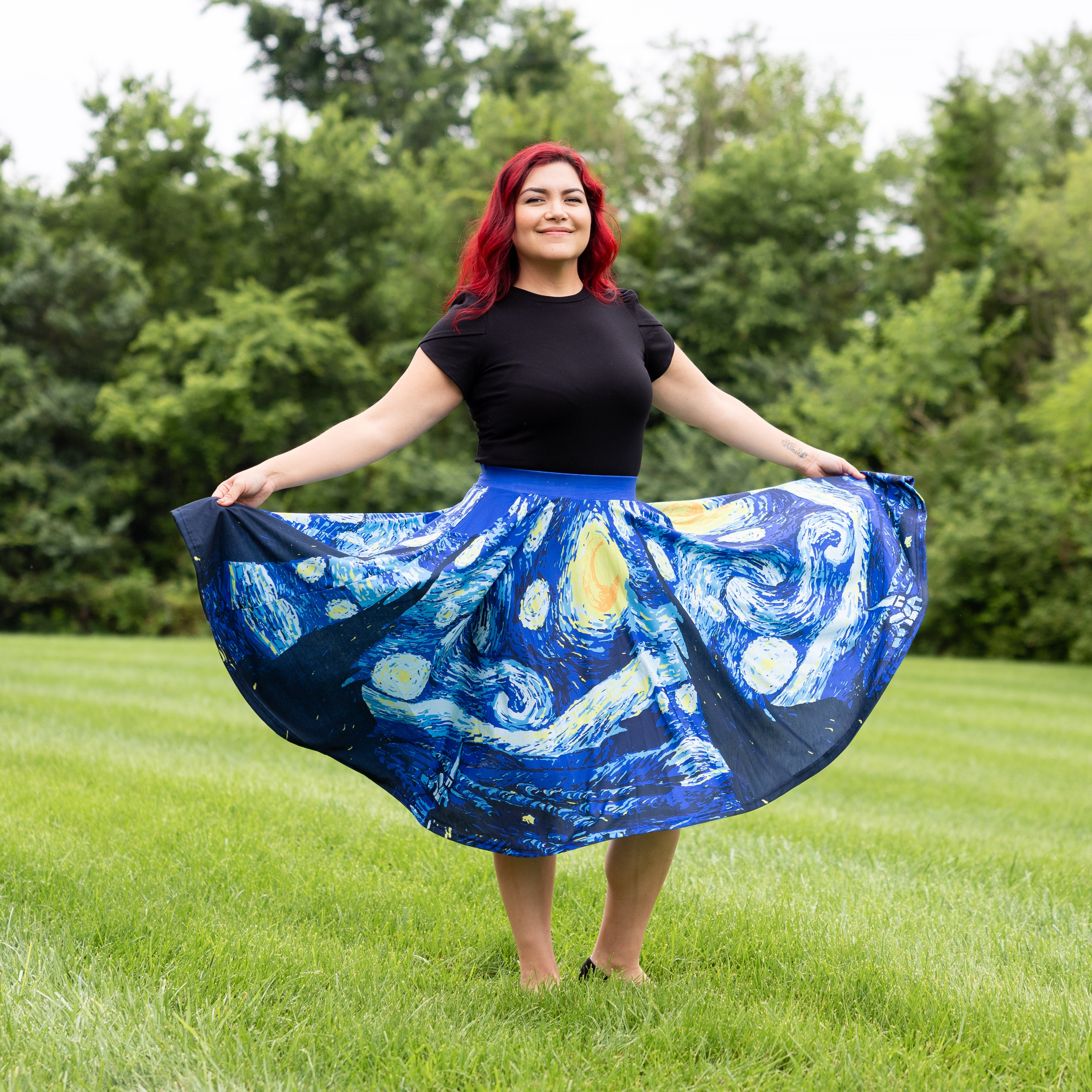 Starry Night Twirl Skirt