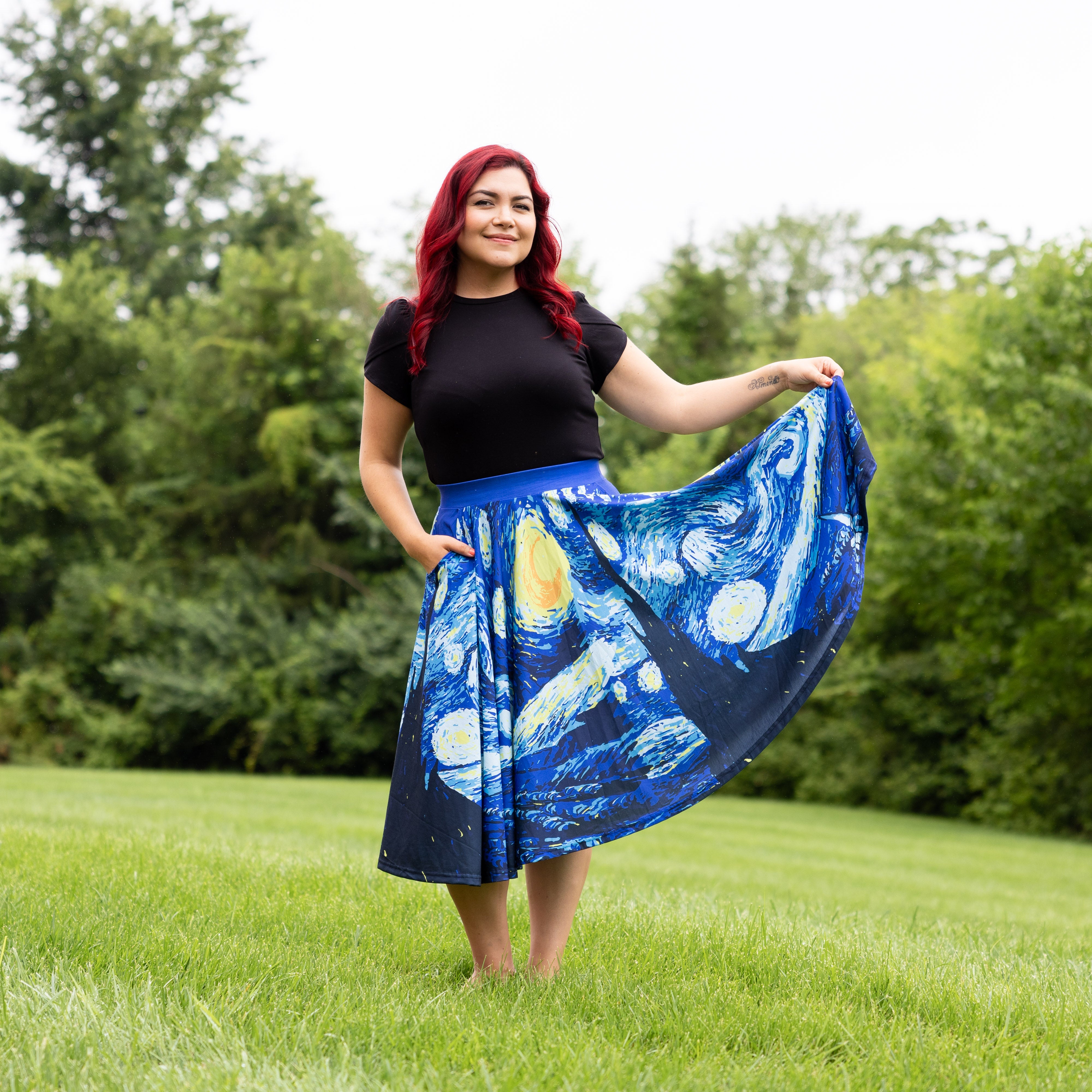 Starry Night Twirl Skirt