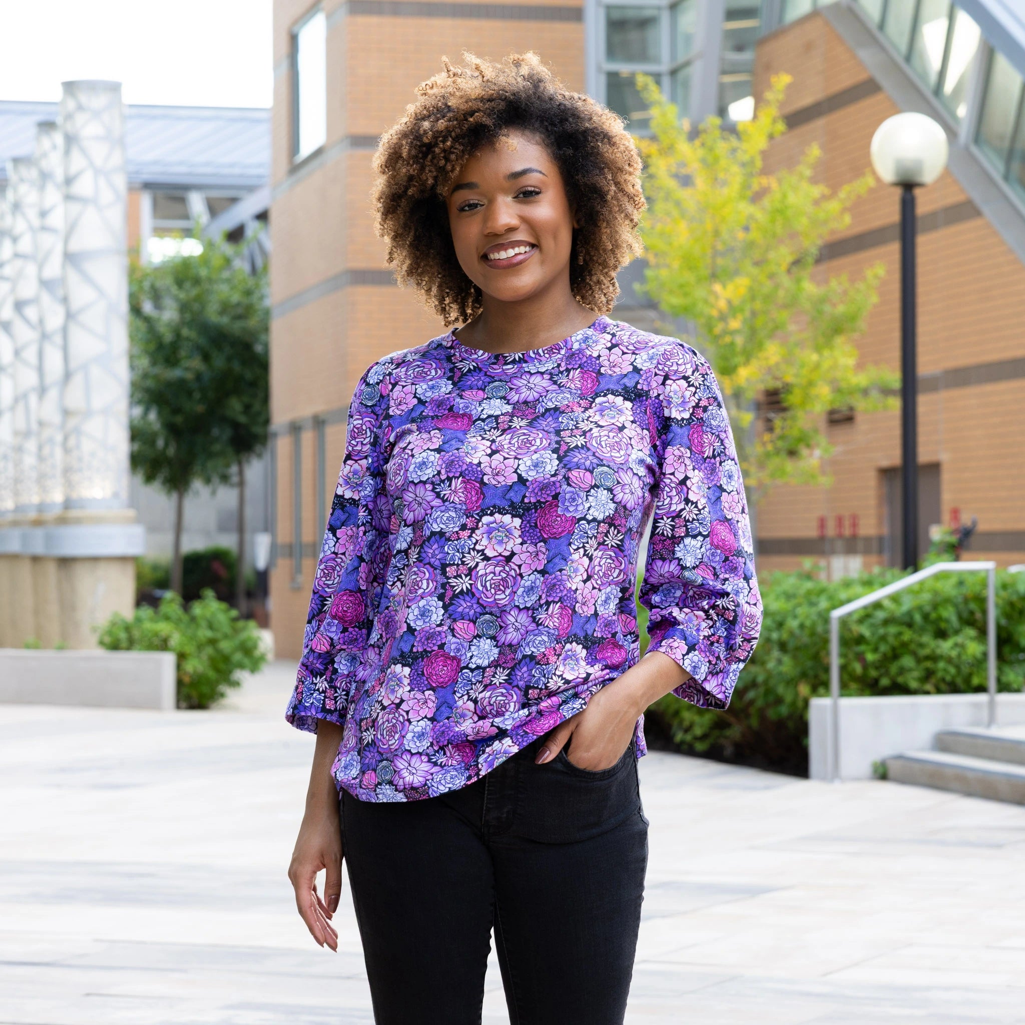 Succulents Tunic Top