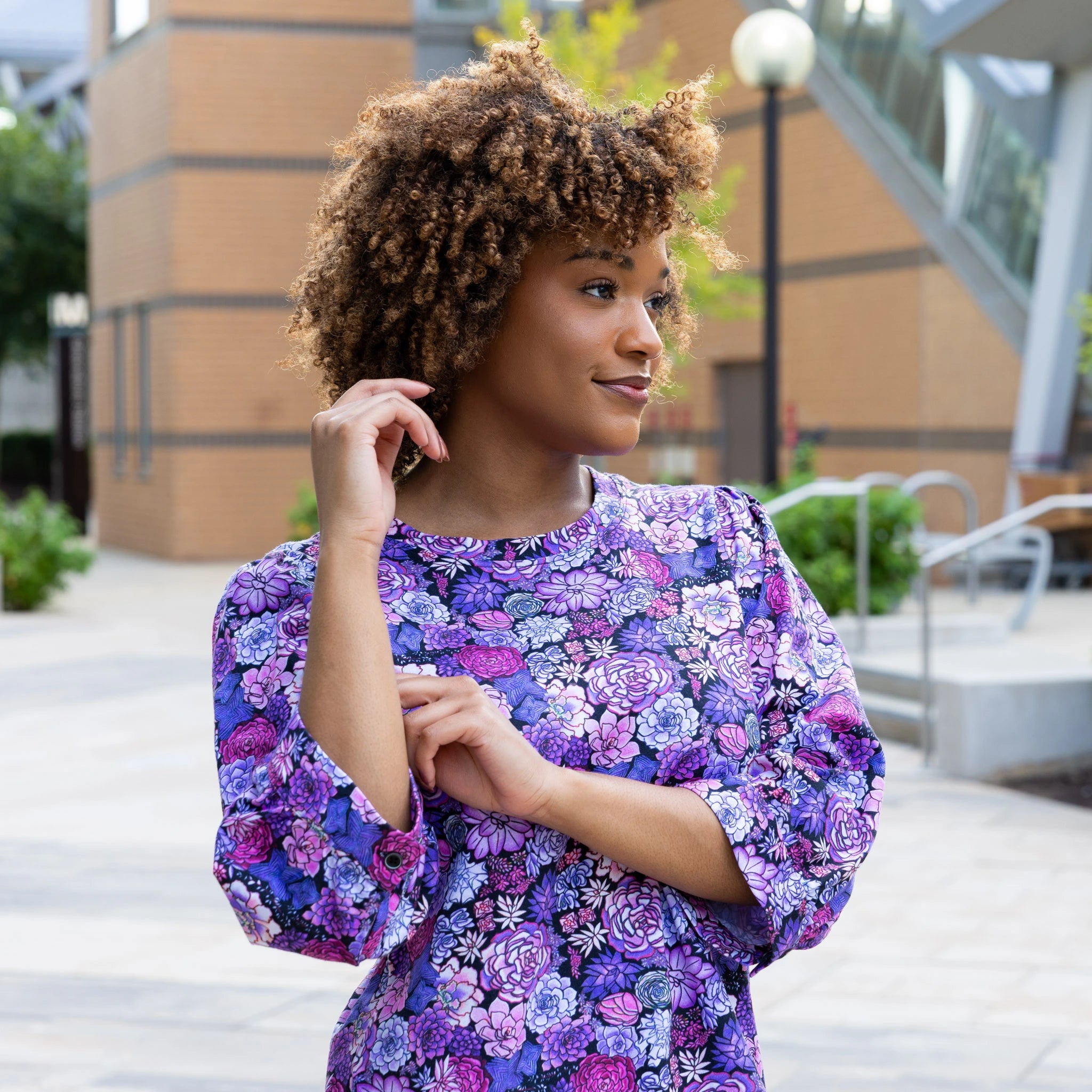 Succulents Tunic Top