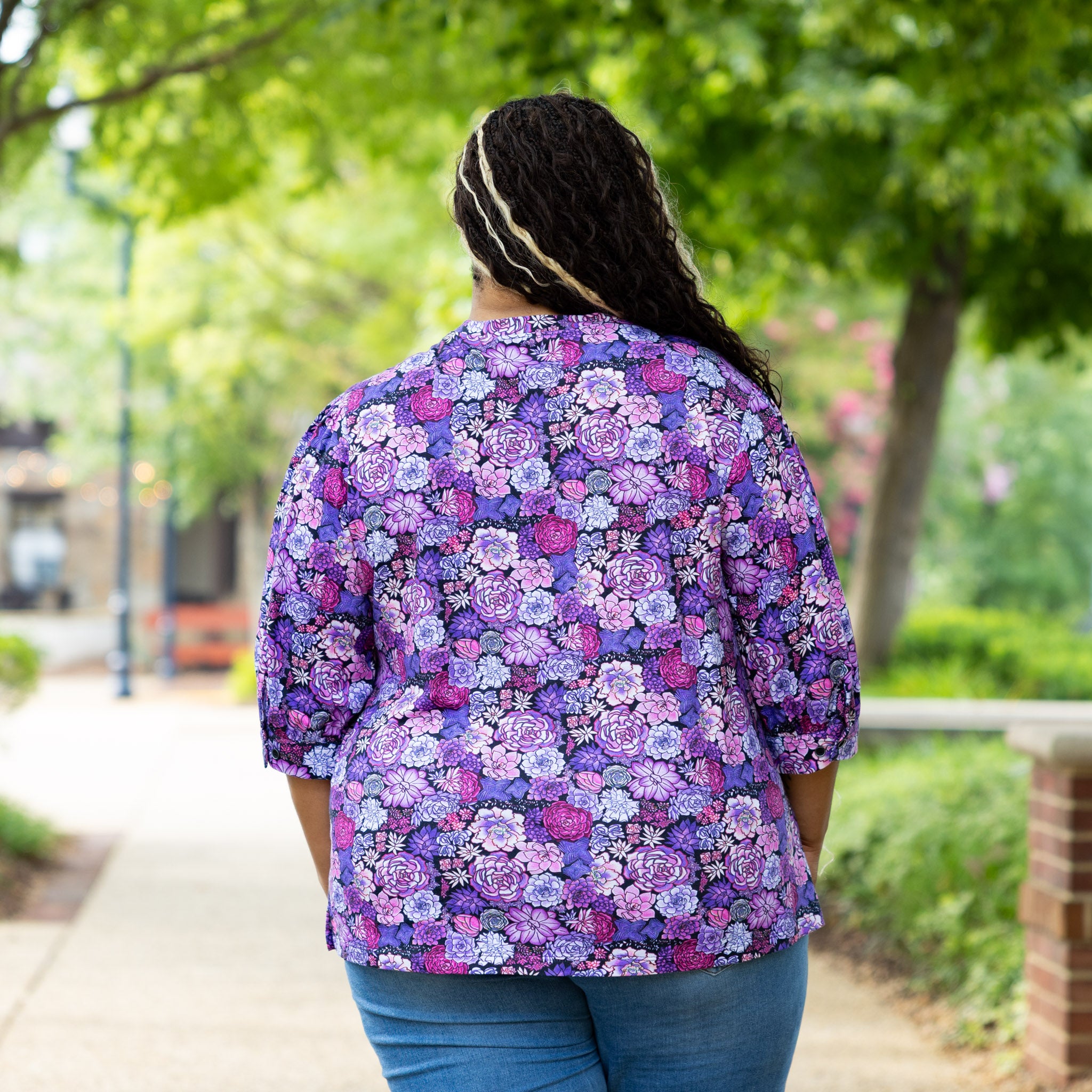 Succulents Tunic Top