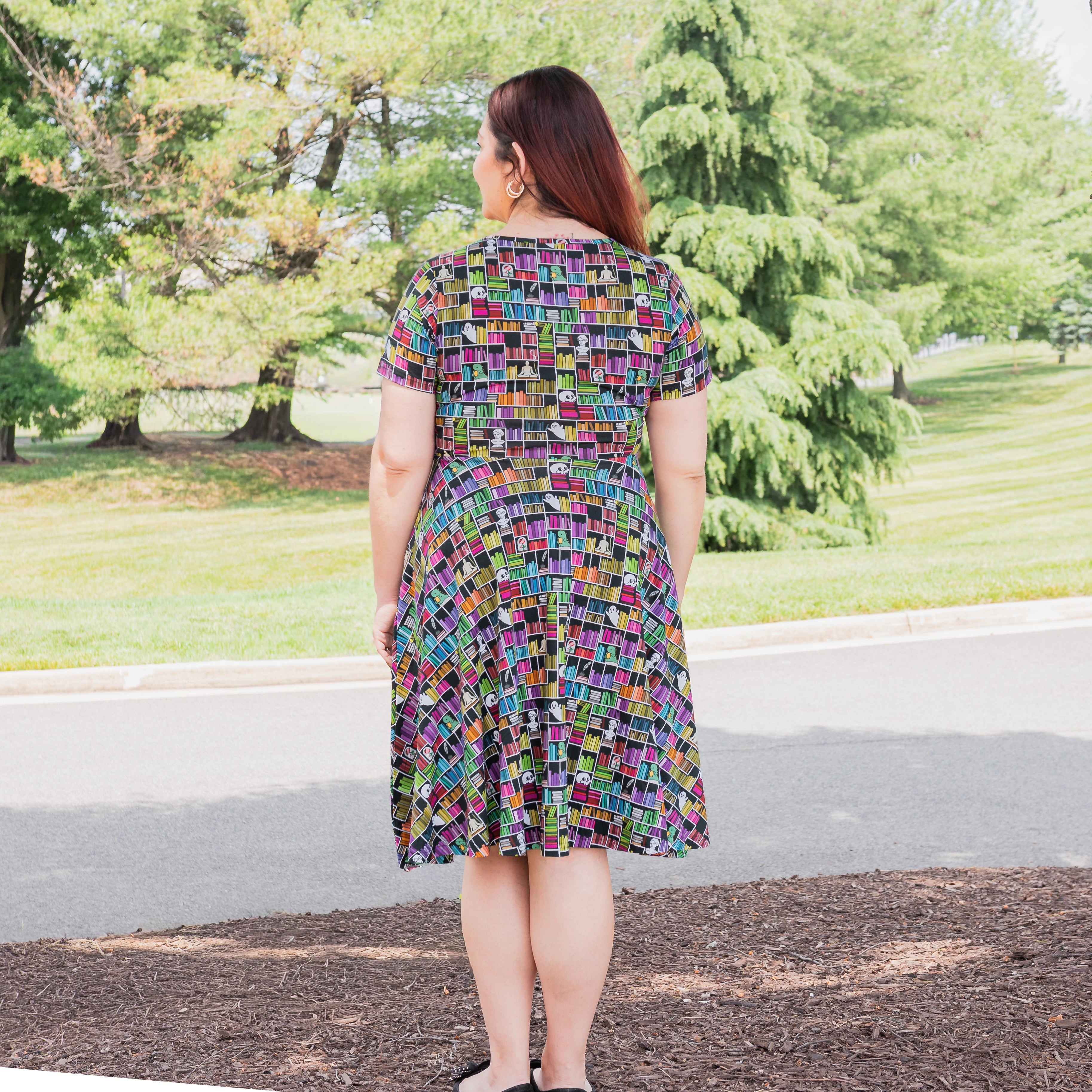 Technicolor Tales Twirl Dress with Pockets