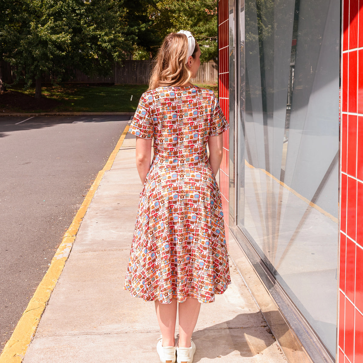 Tech Throwback Twirl Dress with Pockets