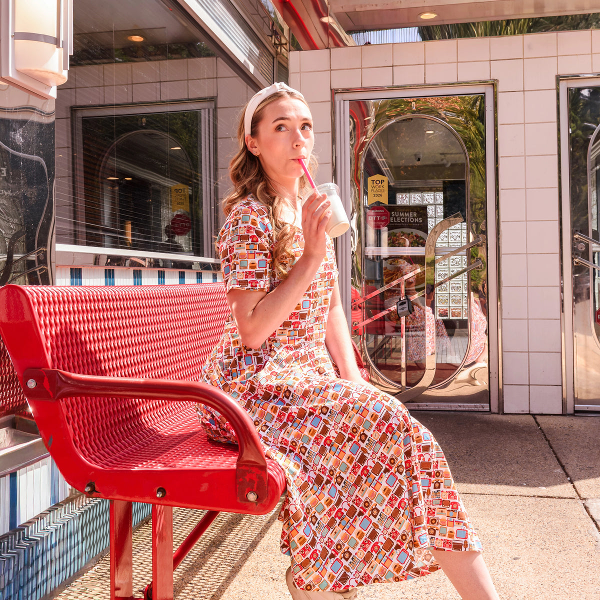 Tech Throwback Twirl Dress with Pockets