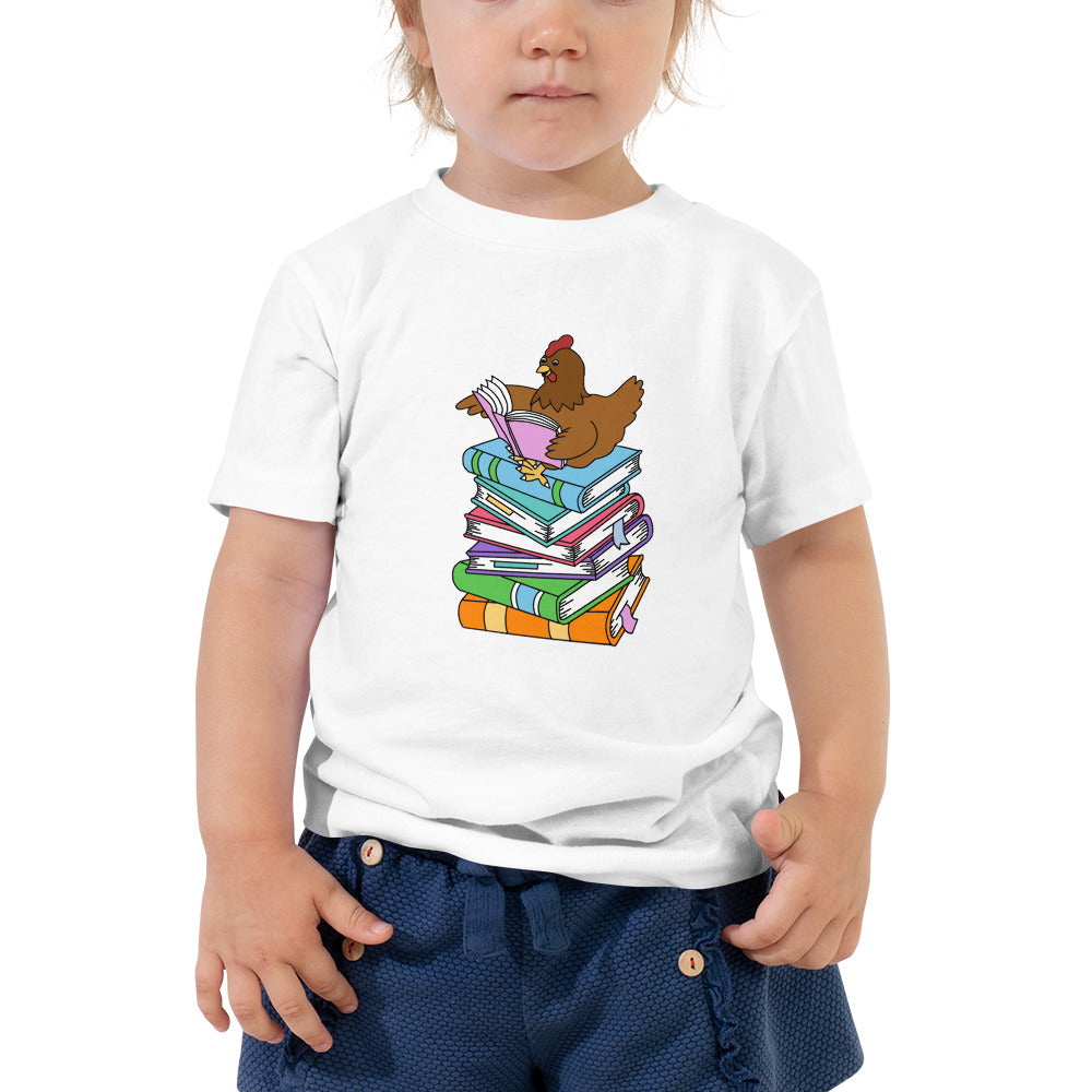 Reading Chicken Toddler T-Shirt (POD)
