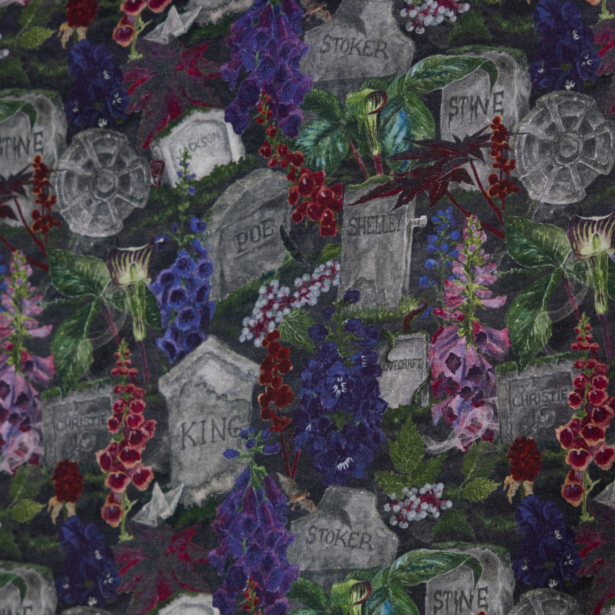 Horror Headstones Long Sleeve Twirl Dress