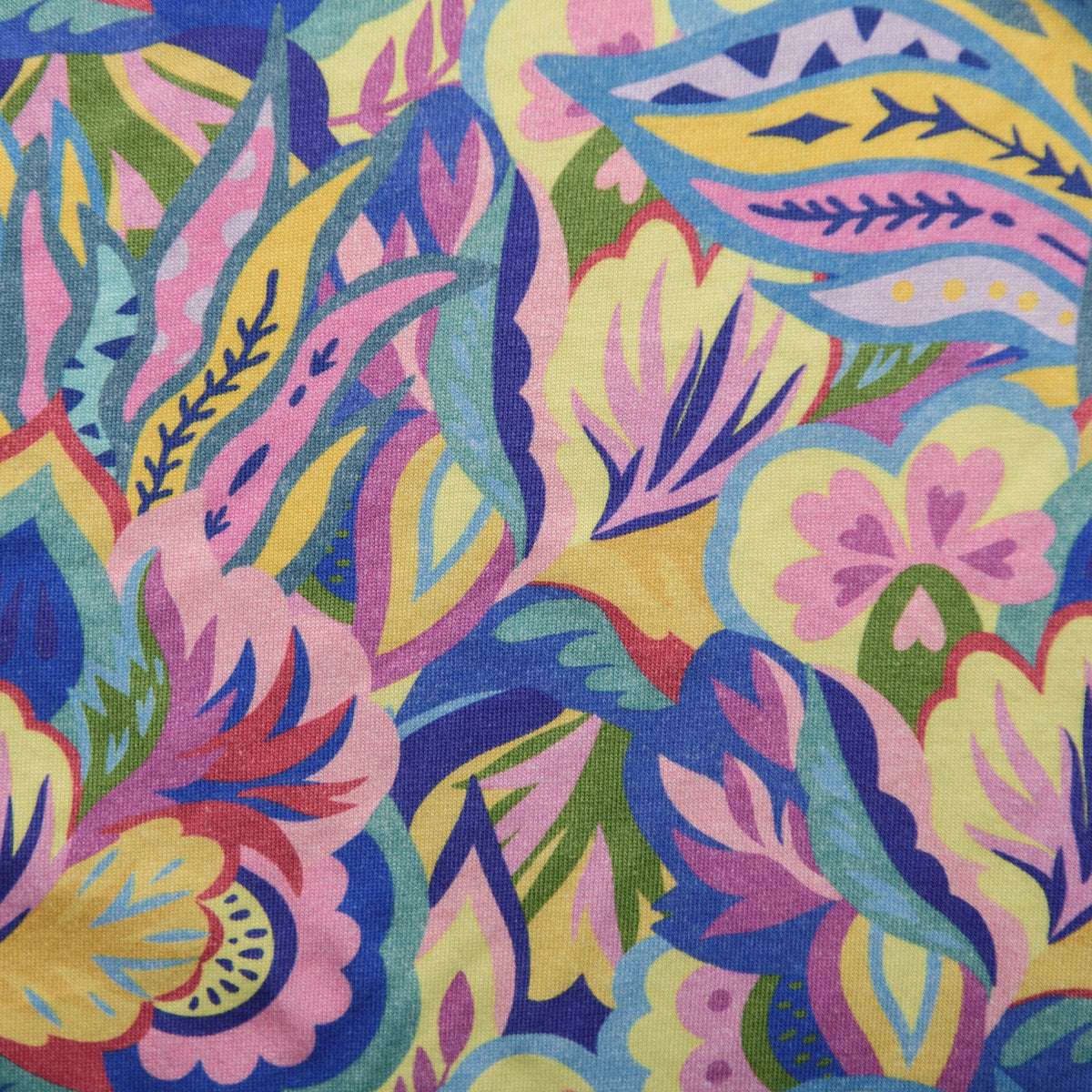 Tropical Festive Garden Dress with Pockets