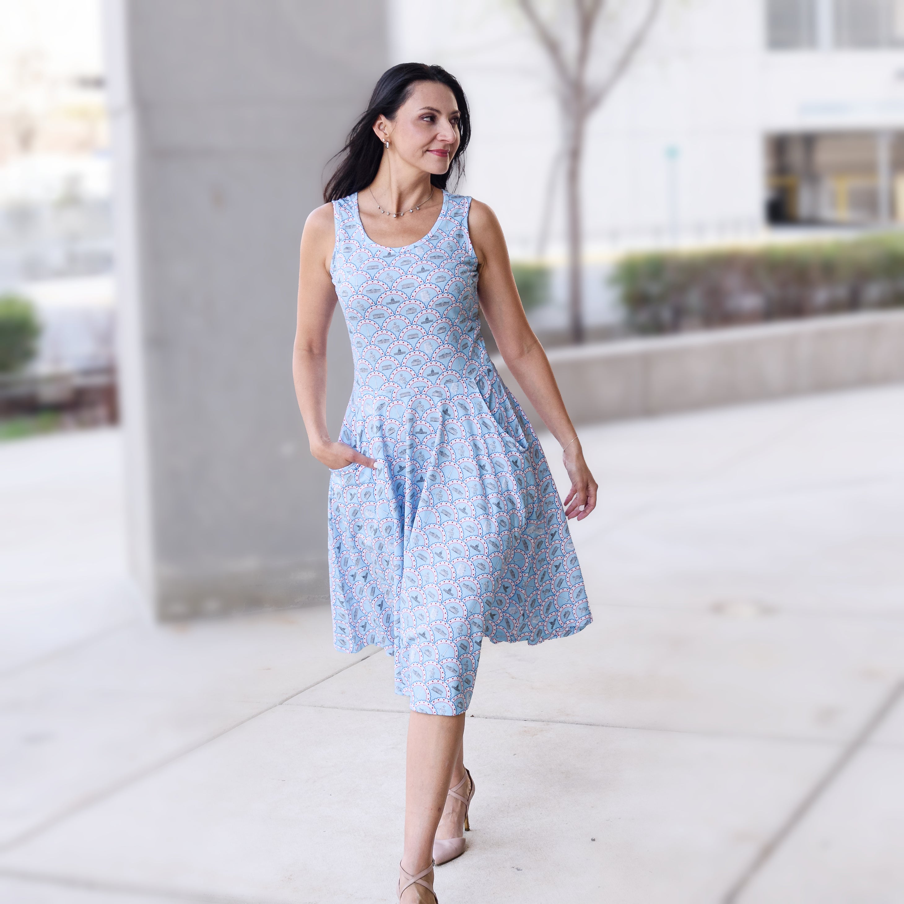 Historic DC Twirl Dress with Pockets