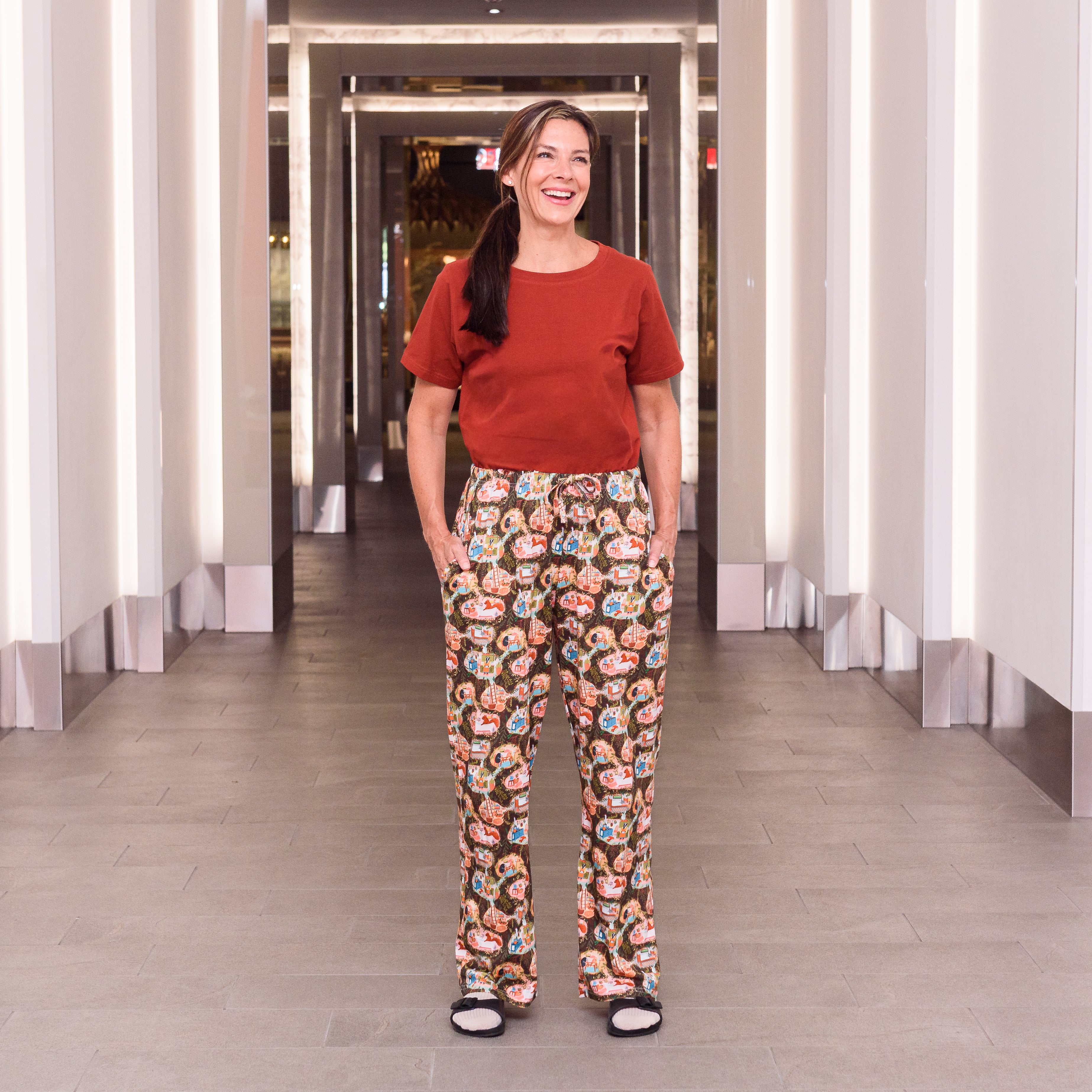 Woodland Retreat Lounge Pants with Pockets