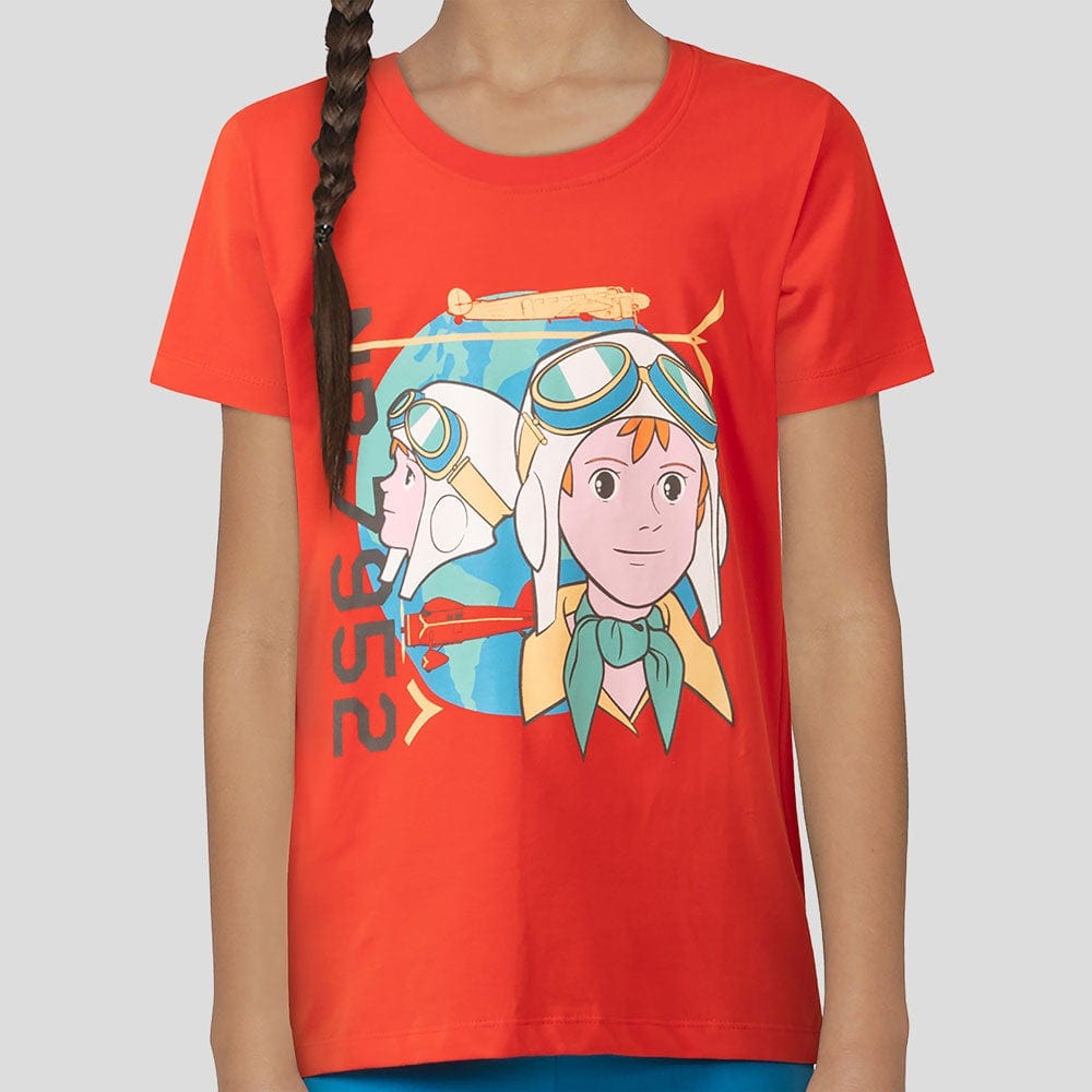 Amelia Earhart Adventure Kids T-shirt