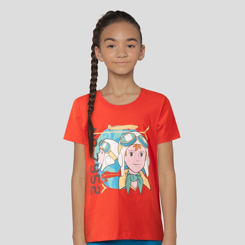 Amelia Earhart Adventure Kids T-shirt