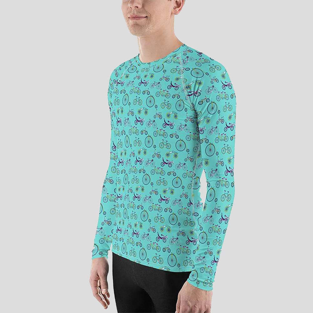 Bicycles Unisex Rash Guard (POD)