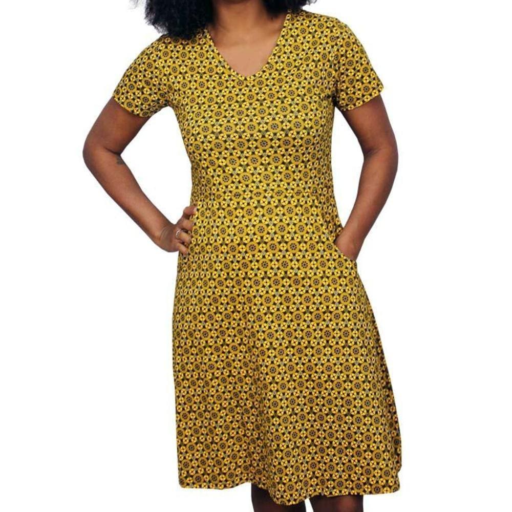 Mechanical Gears Fit & Flare Dress - Svaha USA STEAM-themed products for Science, Technology, Engineering, Arts & Humanities, and Math!