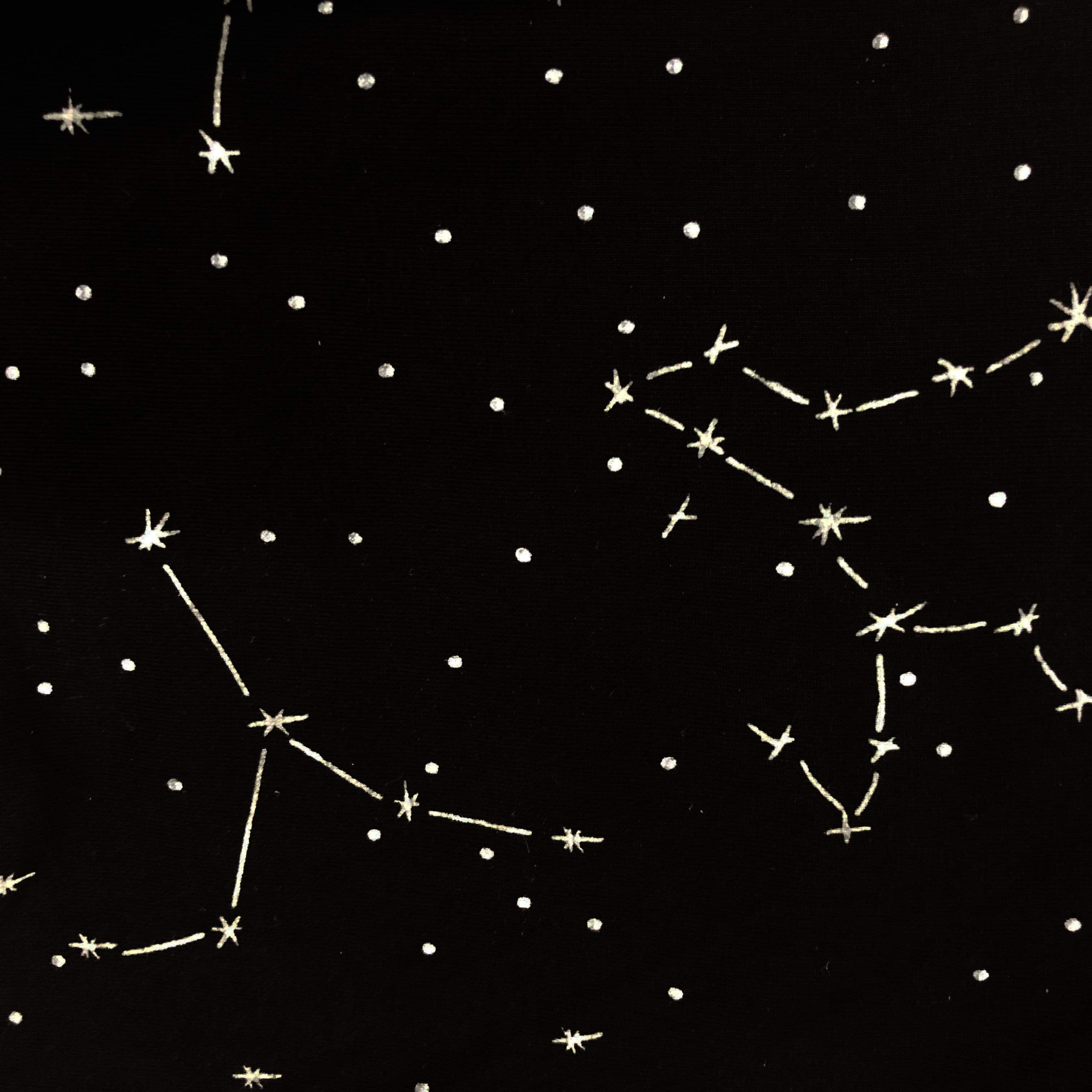 Constellations Glow-in-the-Dark A-Line Dress (No Waist Seam)