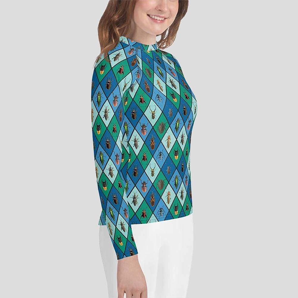 Insect Argyle Youth Rash Guard (POD)