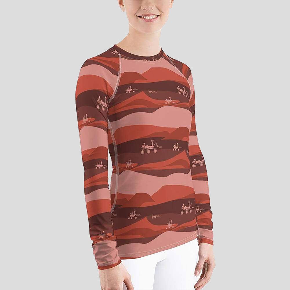 Mars Landing Rash Guard Top (POD)