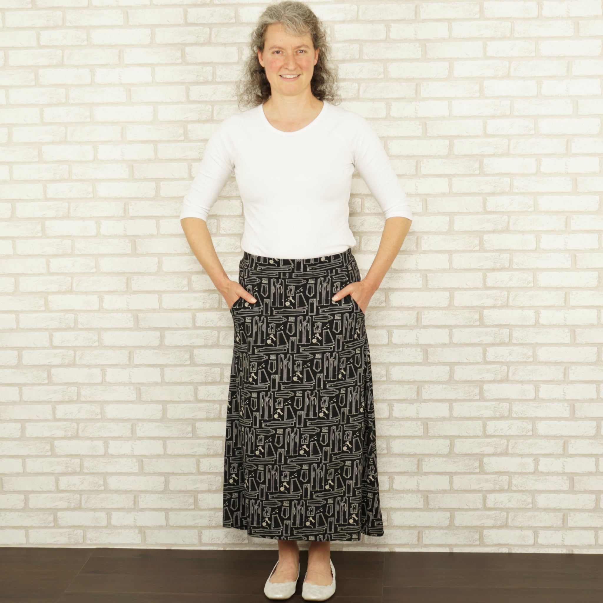 Pattern of Patterns Midi Skirt [FINAL SALE]
