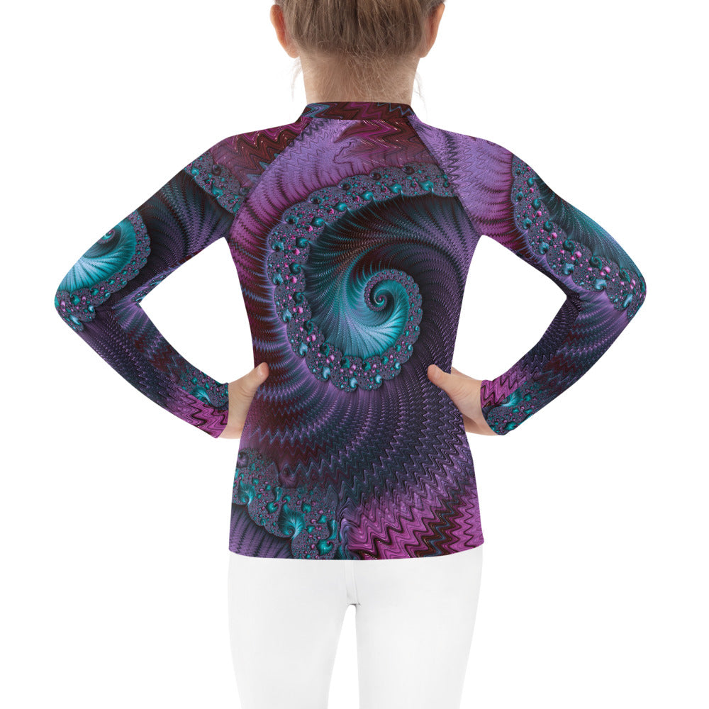 Fractals Kids Rash Guard (POD)