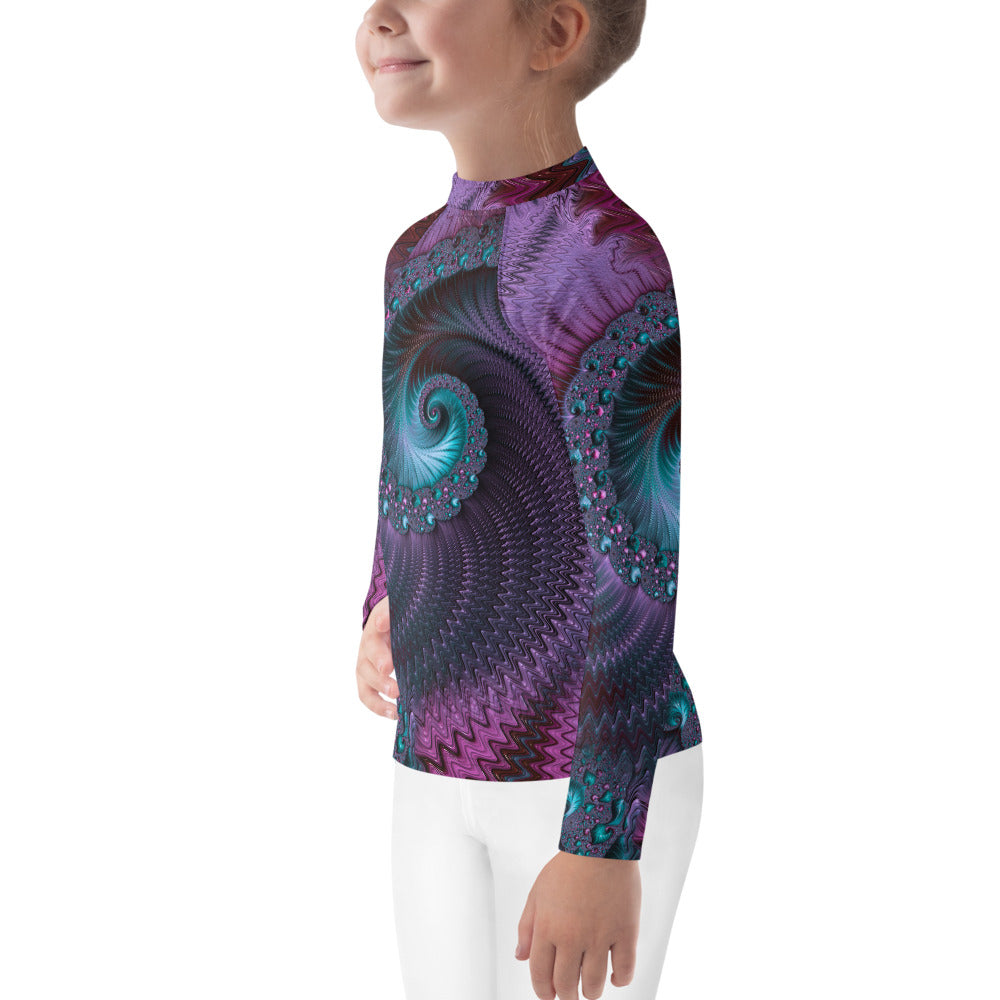Fractals Kids Rash Guard (POD)