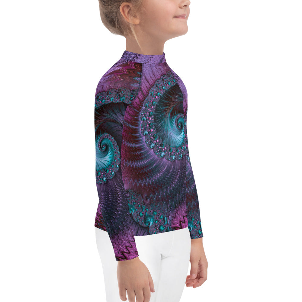 Fractals Kids Rash Guard (POD)