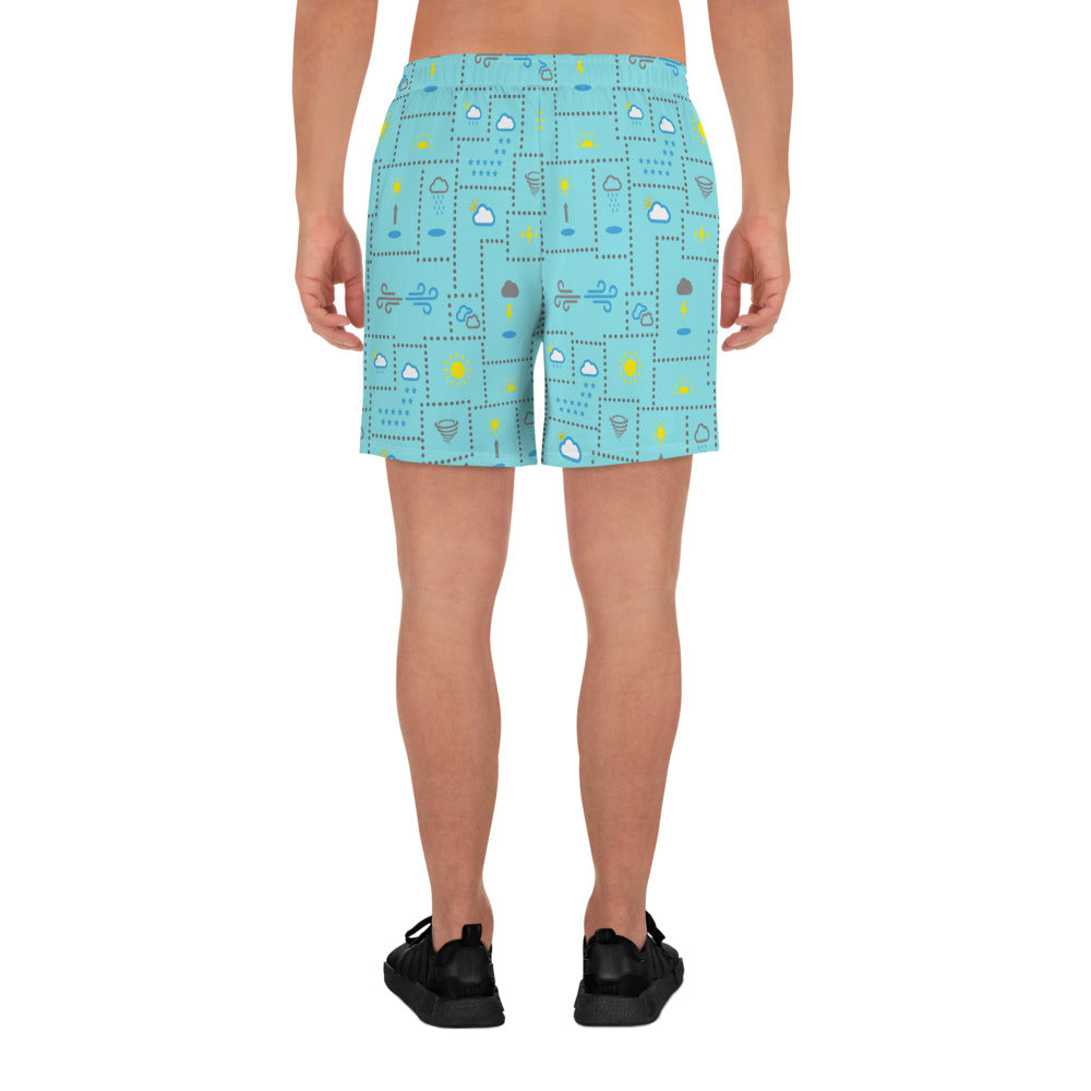 Weather Patterns Athletic Shorts (POD)