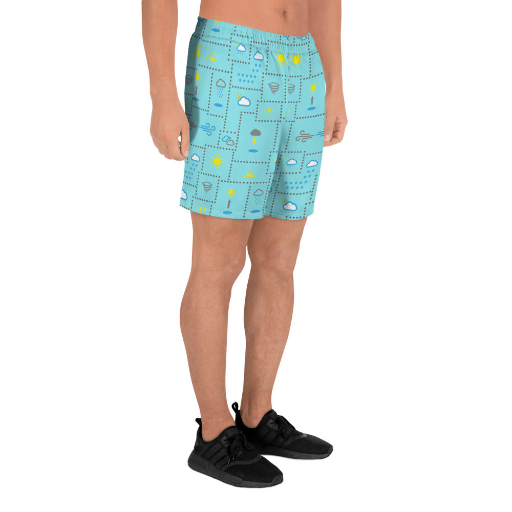 Weather Patterns Athletic Shorts (POD)
