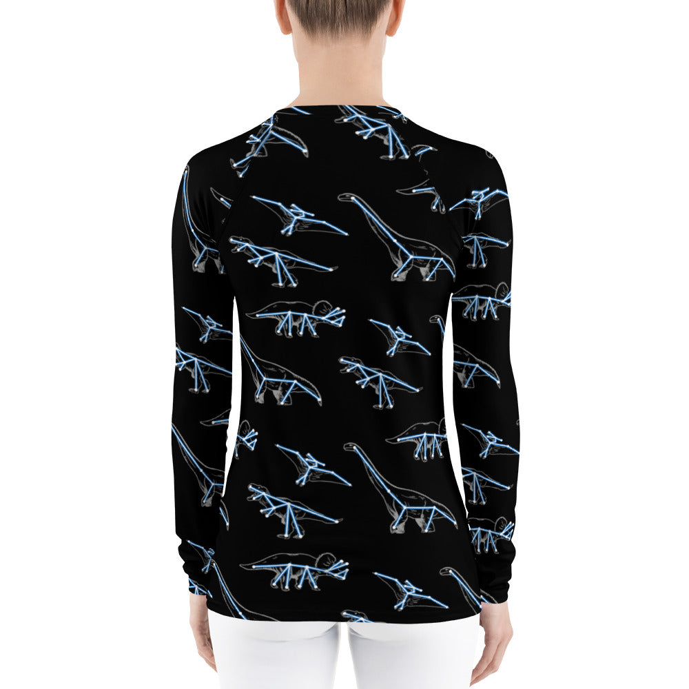 Constellation Dinosaurs Rash Guard Top (POD)