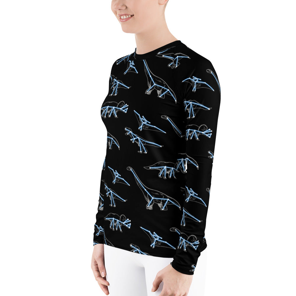 Constellation Dinosaurs Rash Guard Top (POD)
