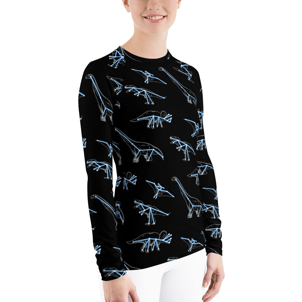 Constellation Dinosaurs Rash Guard Top (POD)