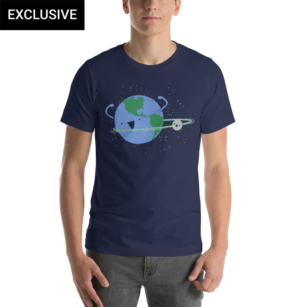Hula Hoopin' Earth Custom Unisex T-Shirt