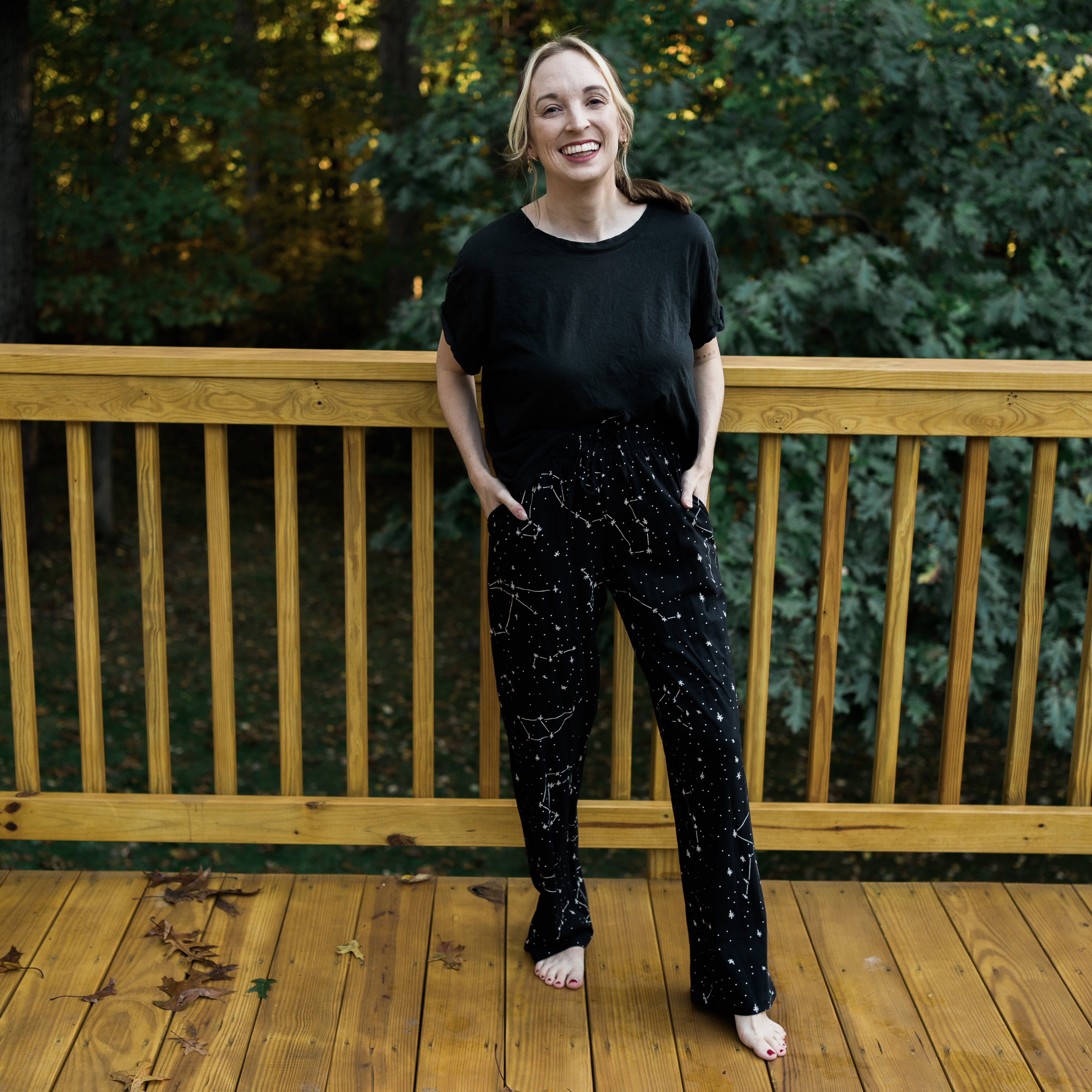 Constellations Glow-in-the-Dark Adults Lounge Pants