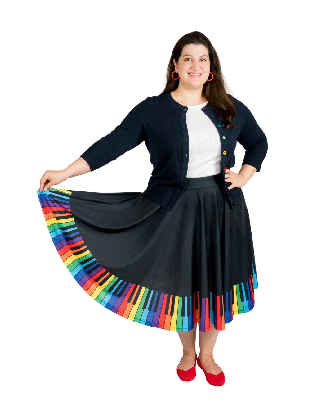 Chromatic Scales Twirl Skirt