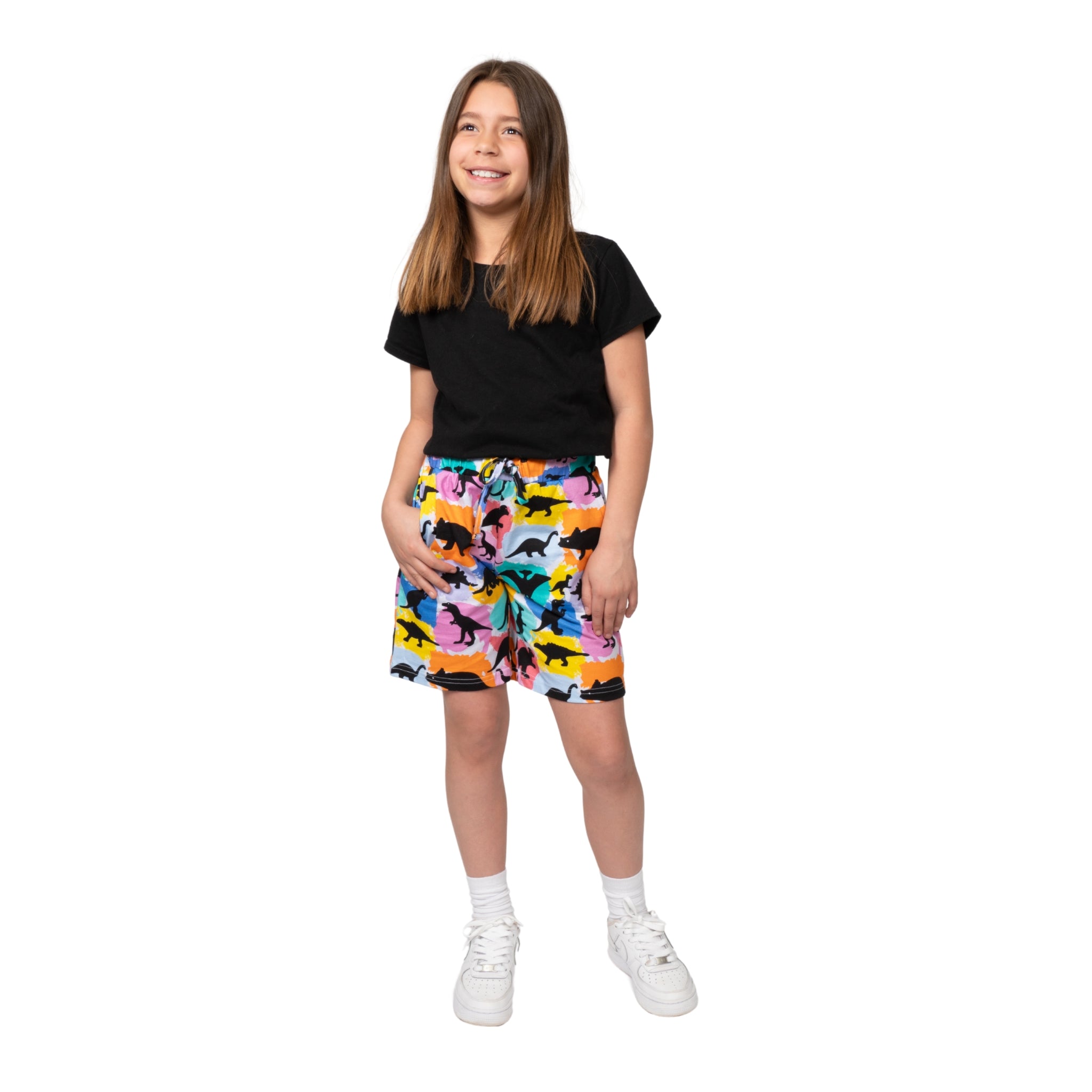 (Pre-order) Dinosaurs & Colors Kids Shorts with Pockets